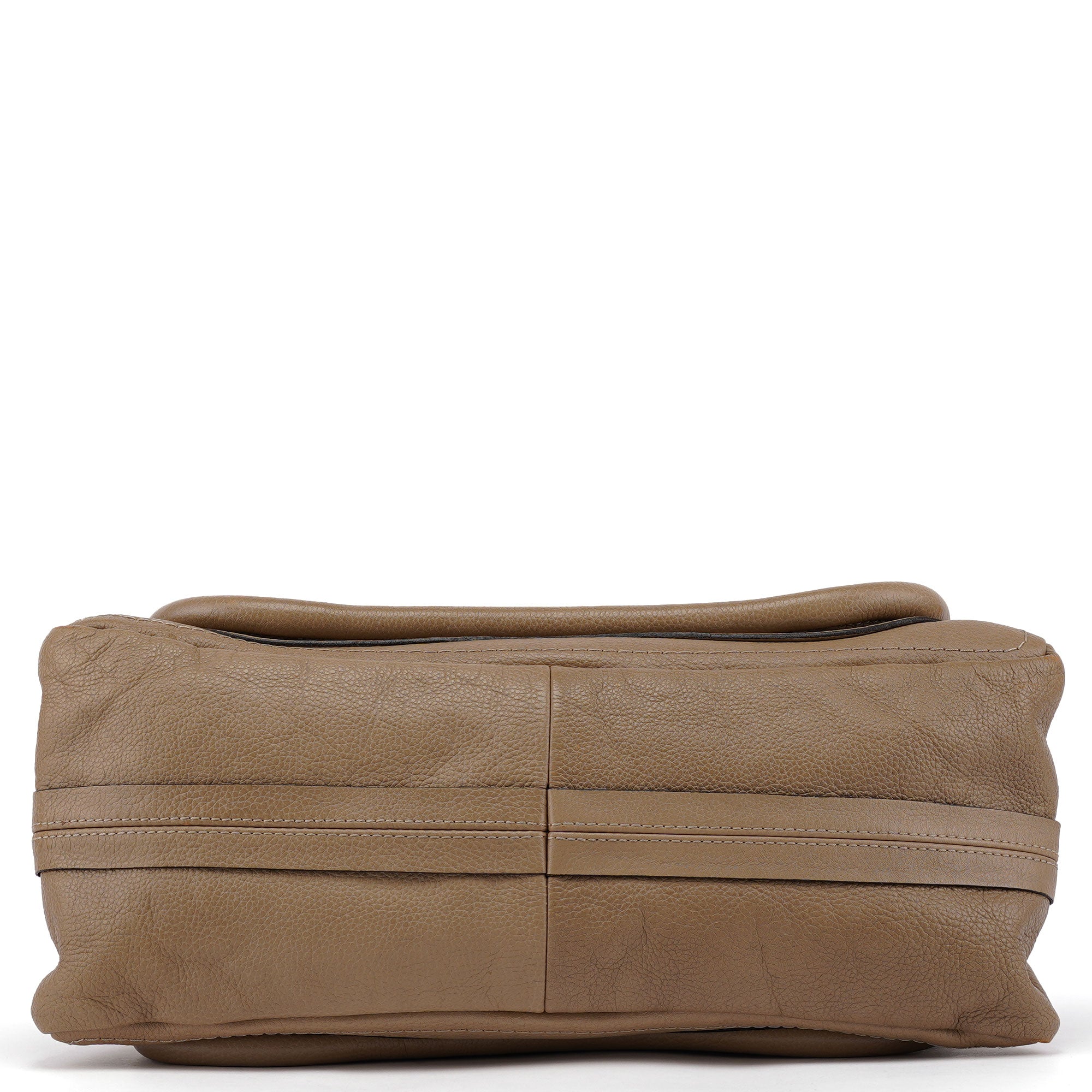 Beige Leather Paraty 2-Way Shoulder Bag