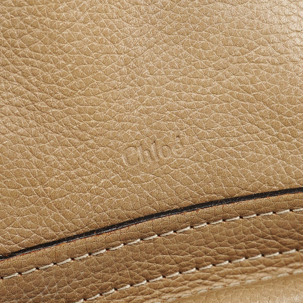 Beige Leather Paraty 2-Way Shoulder Bag
