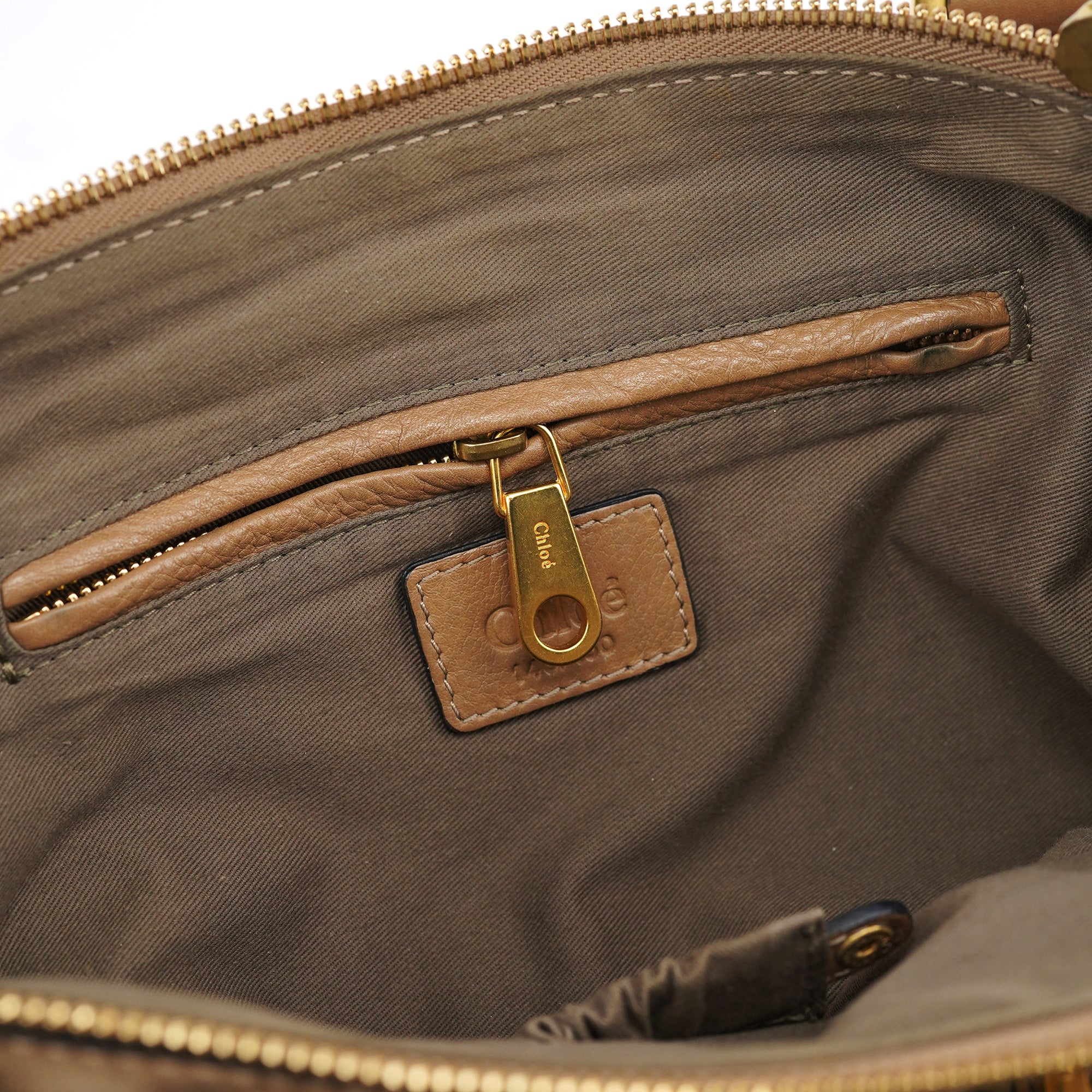 Beige Leopard Leather Marcie Bag 1/150