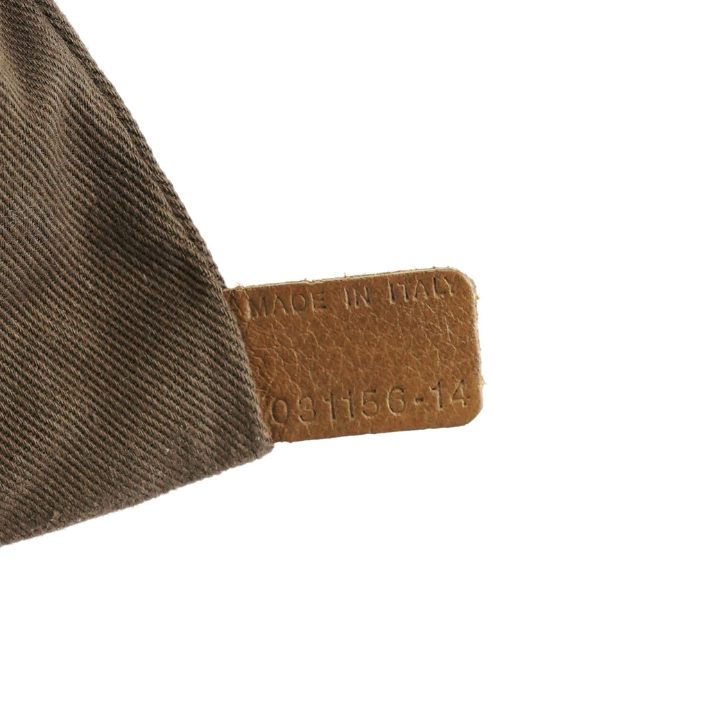 Beige Leopard Leather Marcie Shoulder Bag 1/300