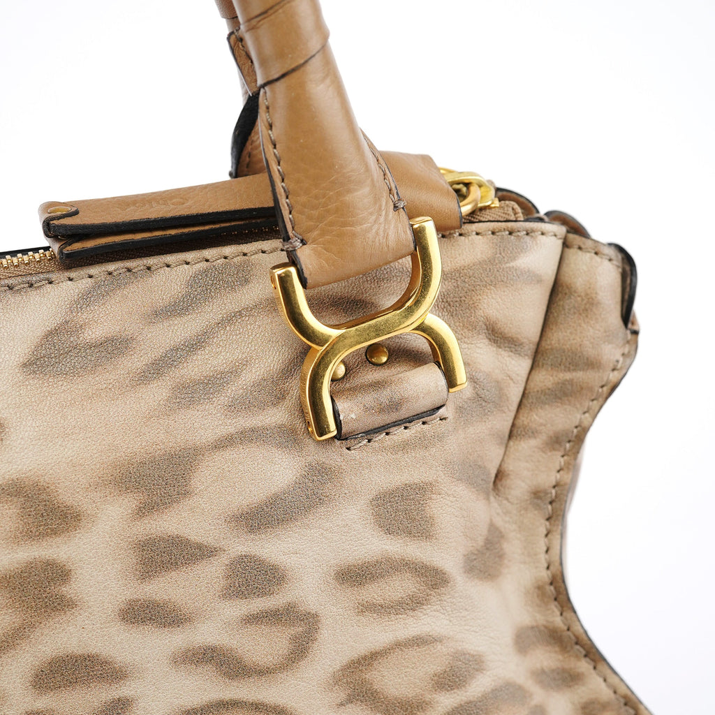 Beige Leopard Marcie Shoulder Bag 1/150