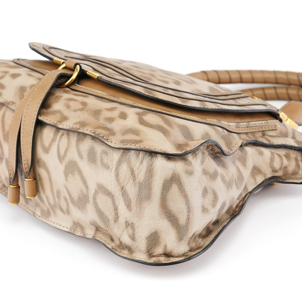 Beige Leopard Marcie Shoulder Bag 1/150