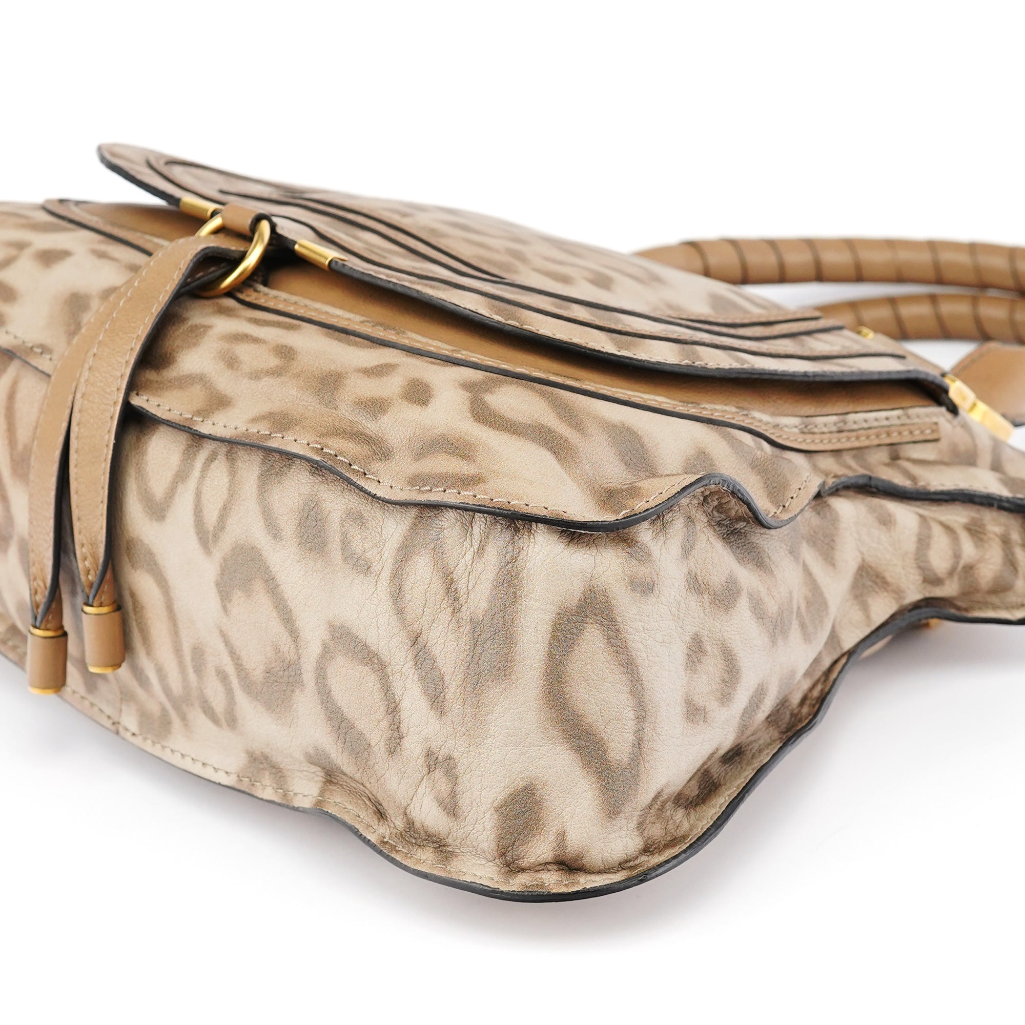 Beige Leopard Marcie Shoulder Bag 1/150