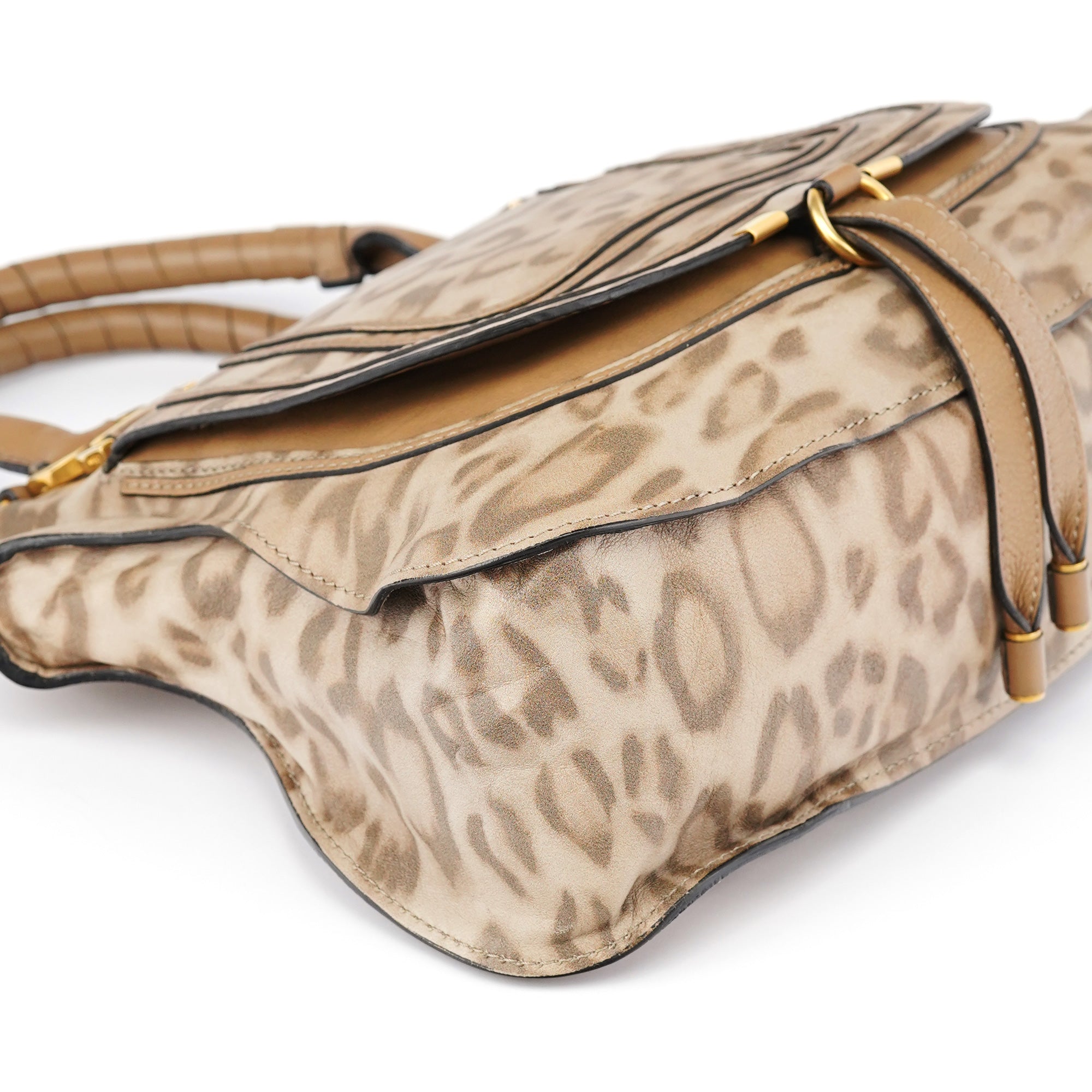 Beige Leopard Marcie Shoulder Bag 1/150