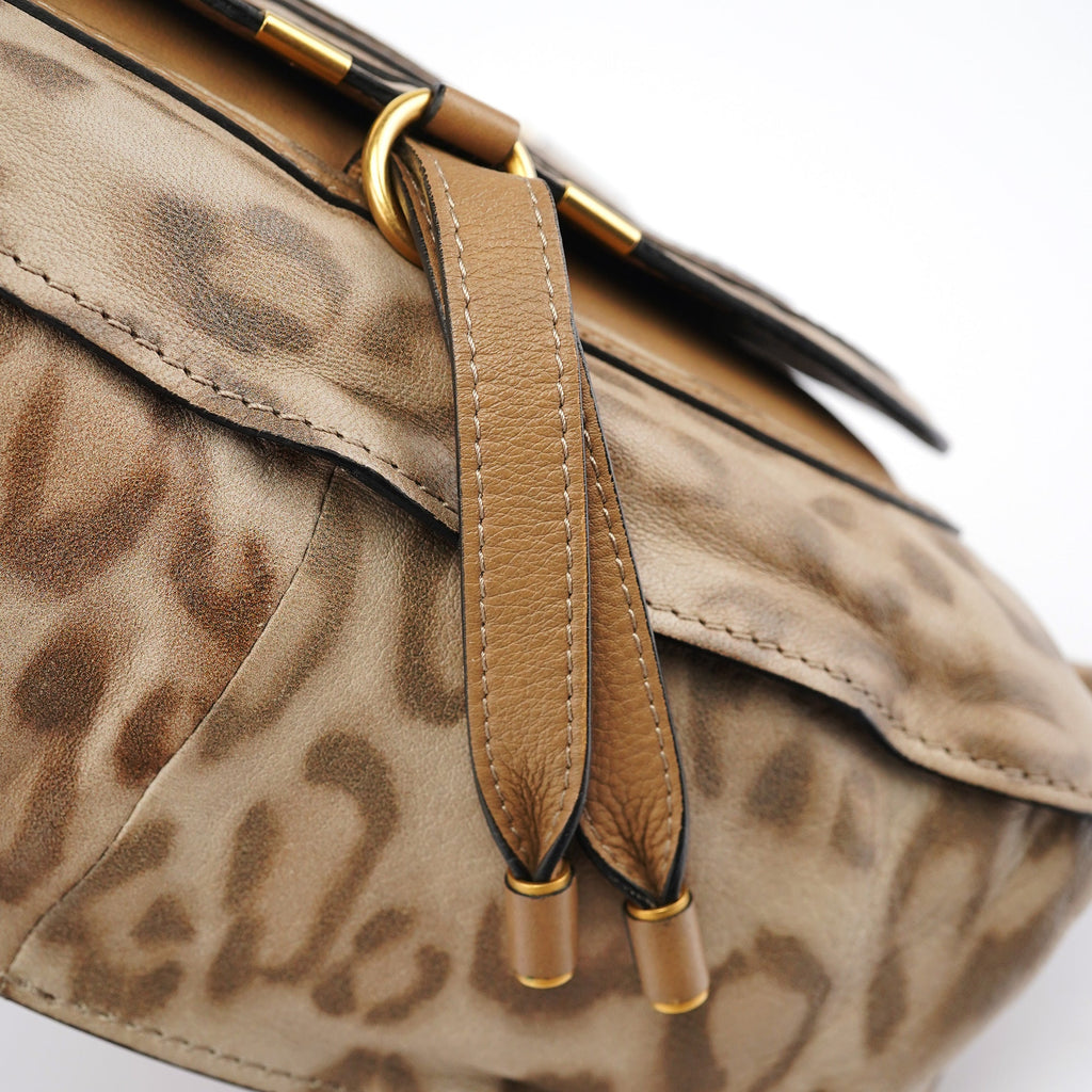 Beige Leopard Marcie Shoulder Bag 1/150