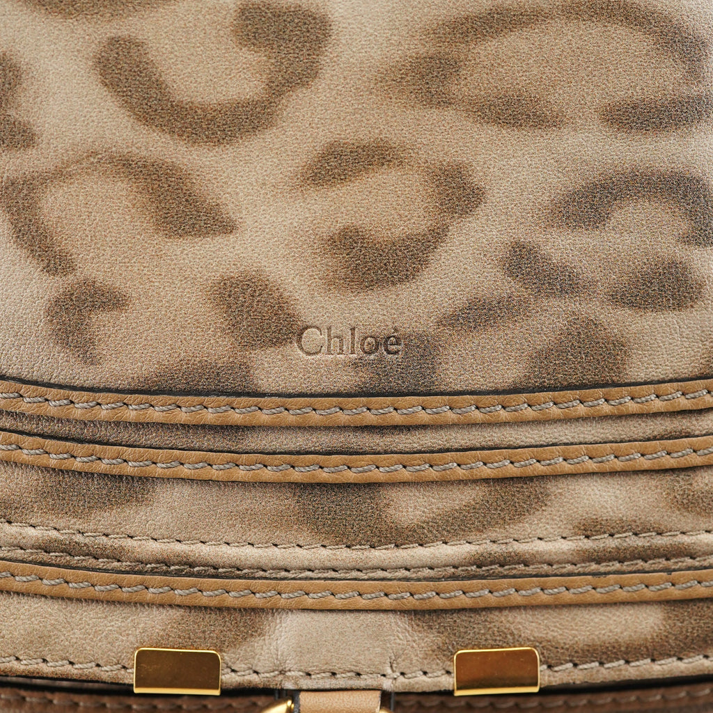 Beige Leopard Marcie Shoulder Bag 1/150