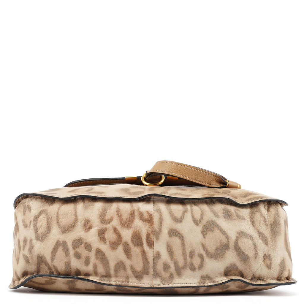 Beige Leopard Marcie Shoulder Bag 1/150