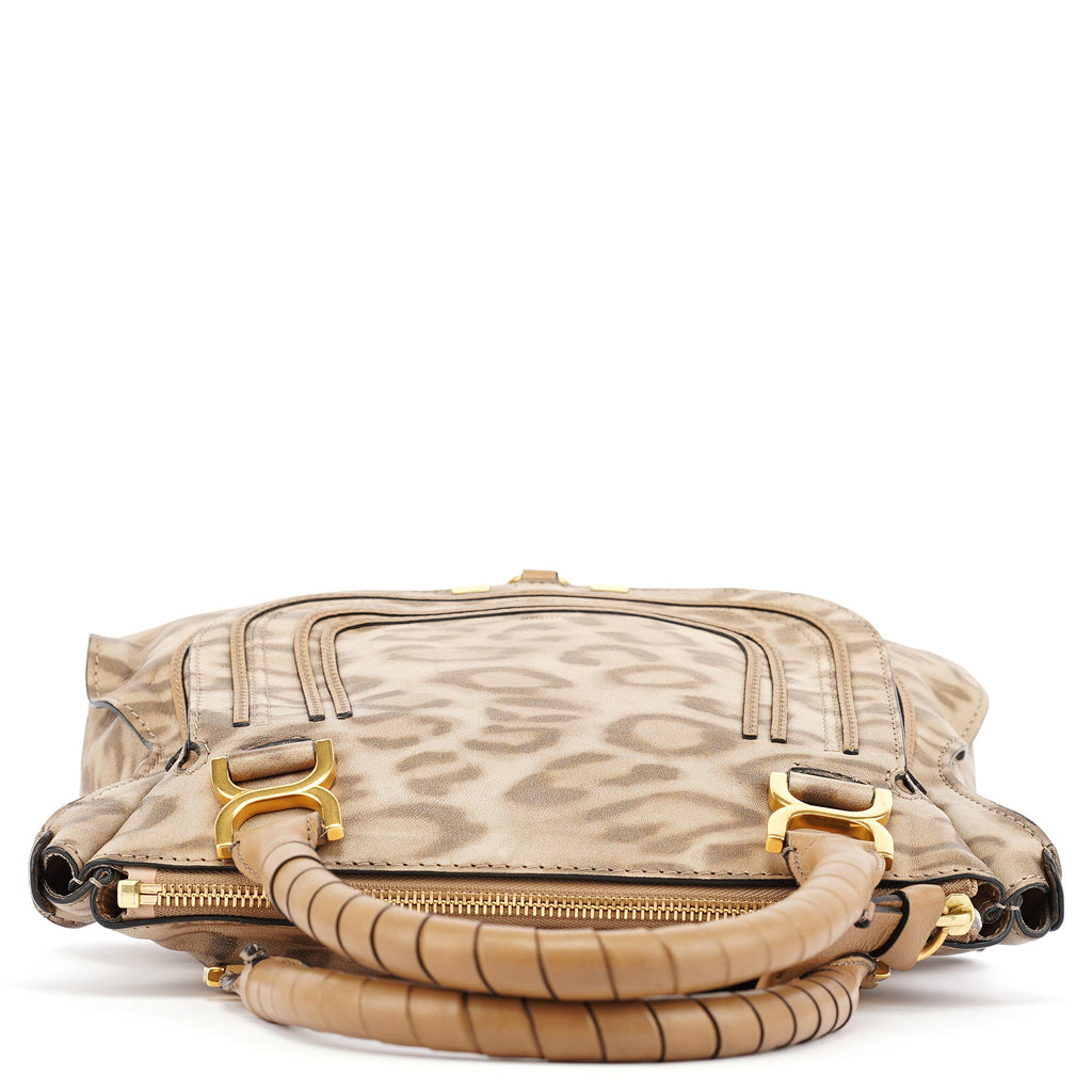 Beige Leopard Marcie Shoulder Bag 1/150