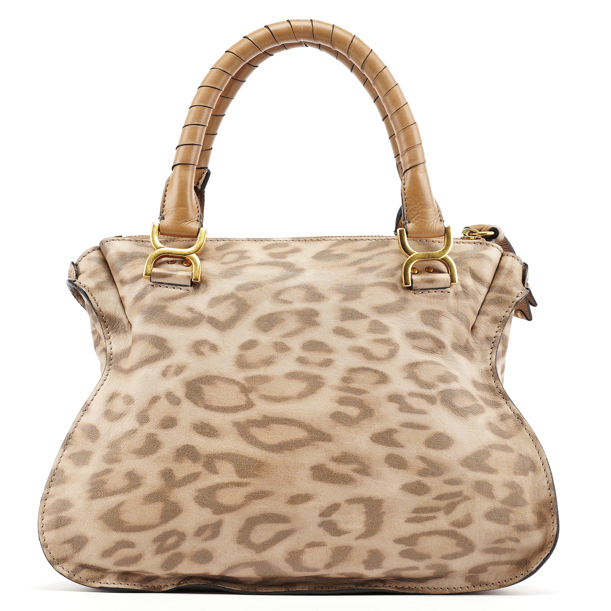 Beige Leopard Marcie Shoulder Bag 1/150