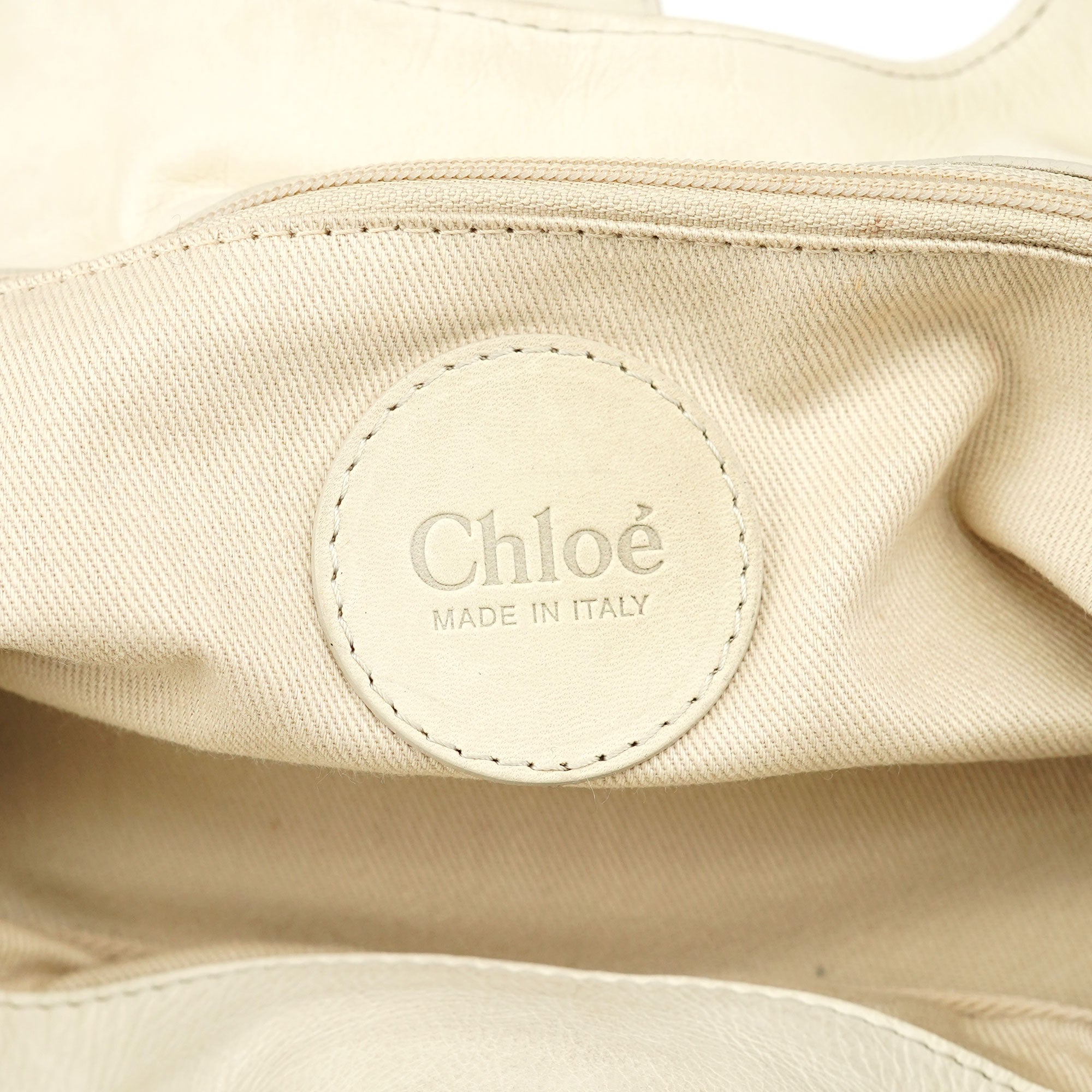 Beige Small Python Silverado Bag