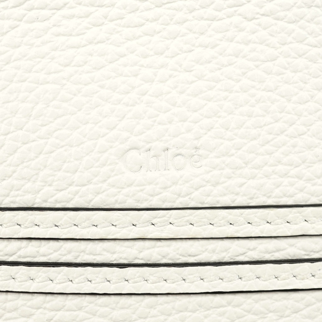 Beige White Marcie Basket Bag