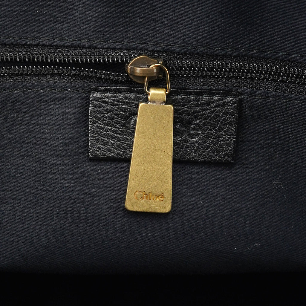 Black Calfskin Boston Bowling Bag