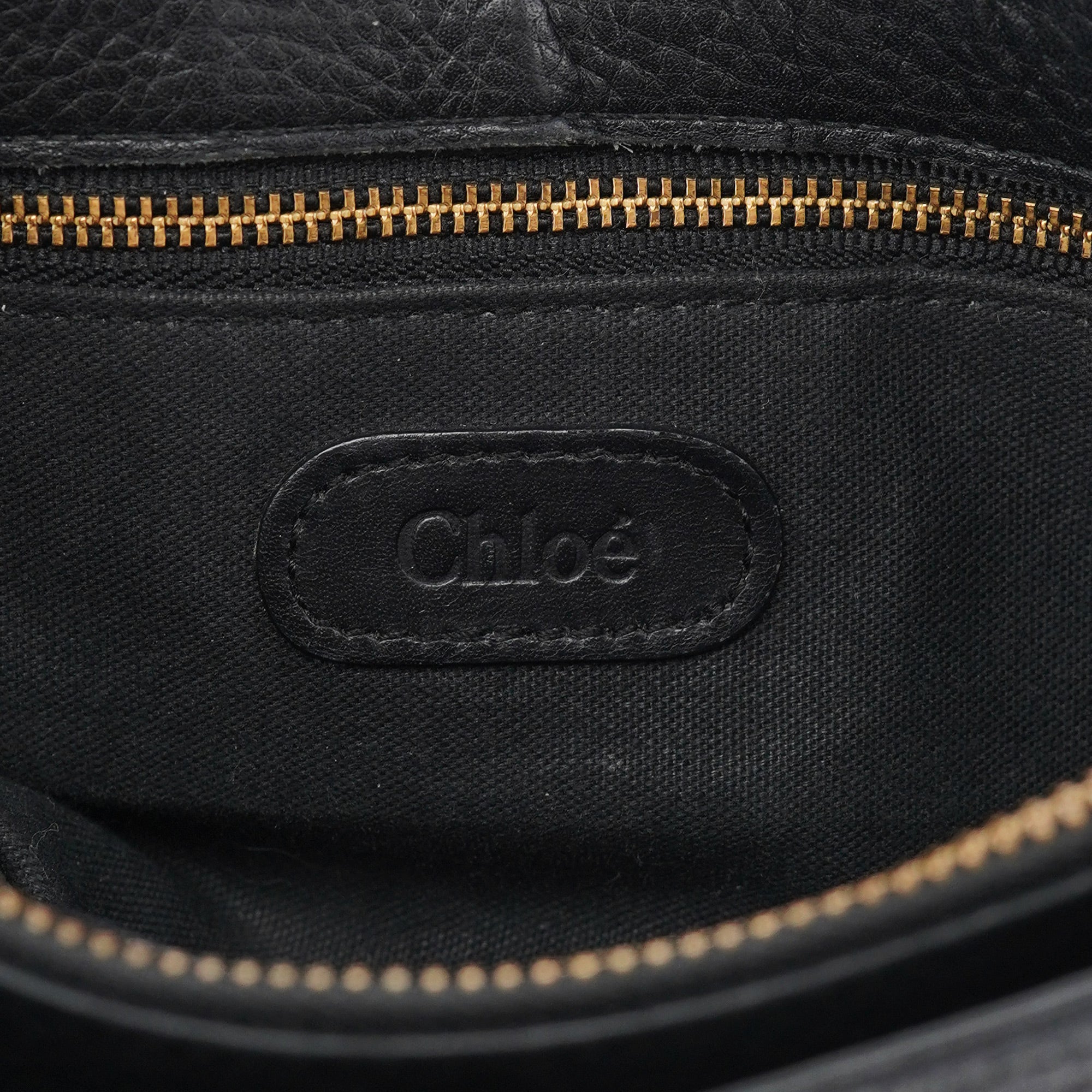 Black Calfskin Hobo Shoulder Bag