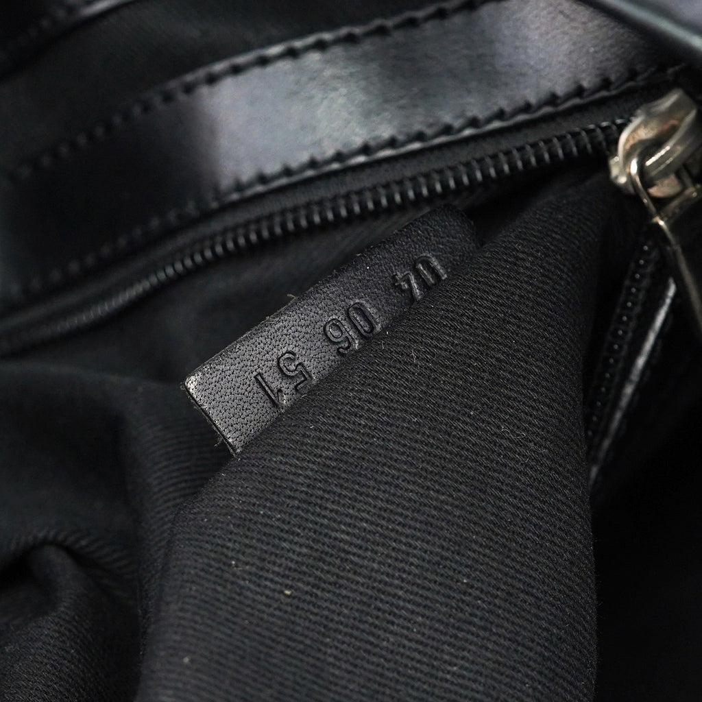 Black Calfskin Kerala Shoulder Bag