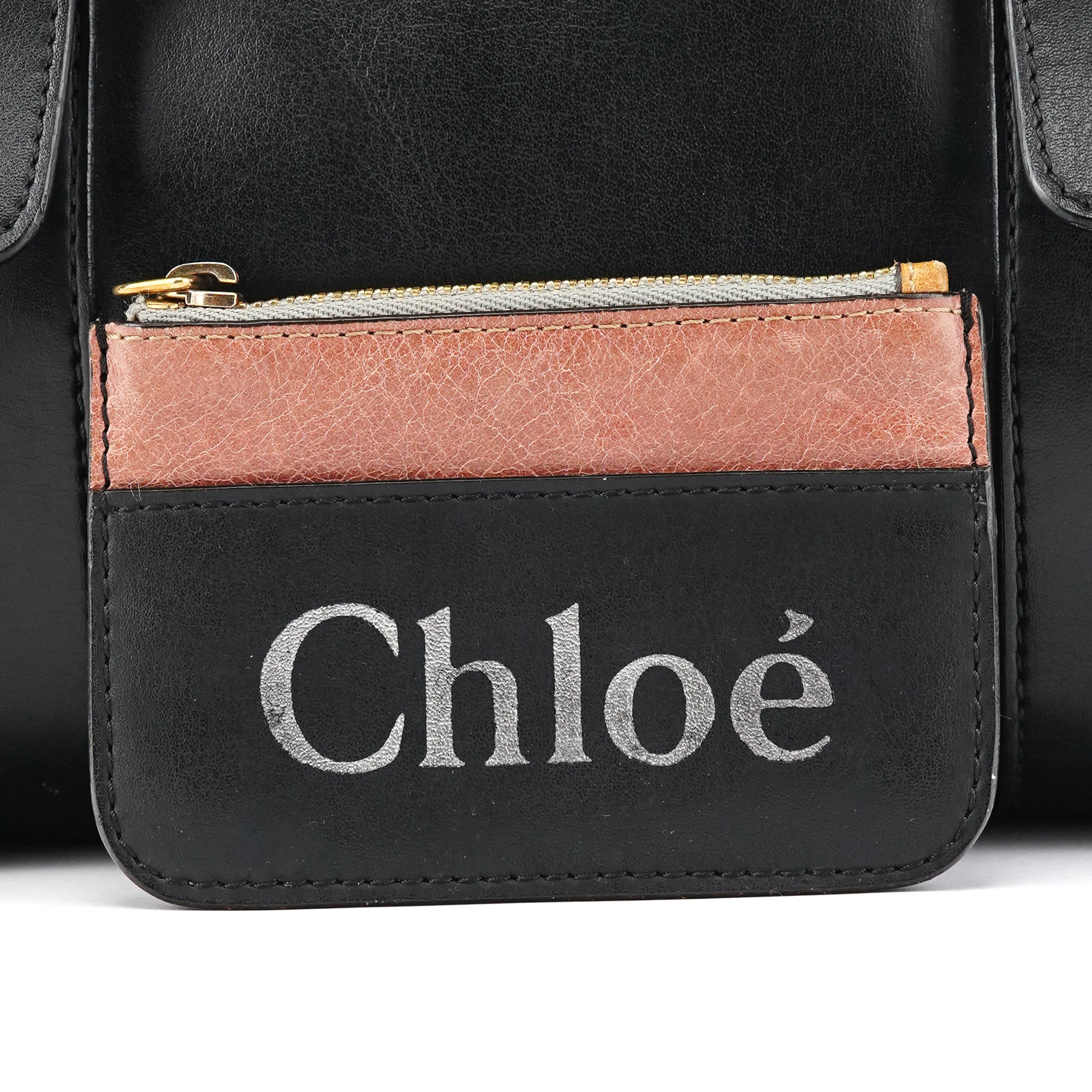 Black Calfskin Leather Boston 2-Way Bag