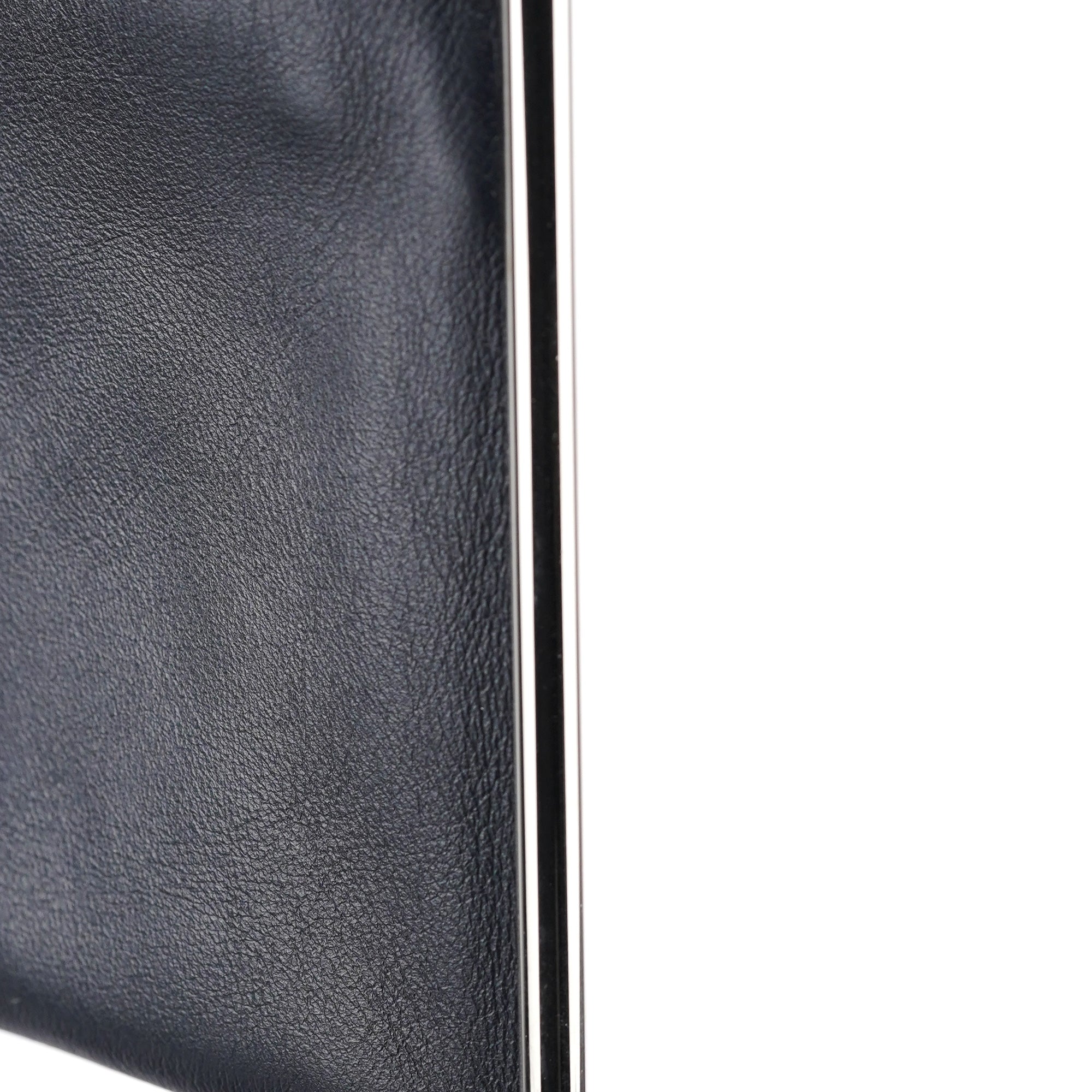 Black Calfskin Mini Crossbody Bag