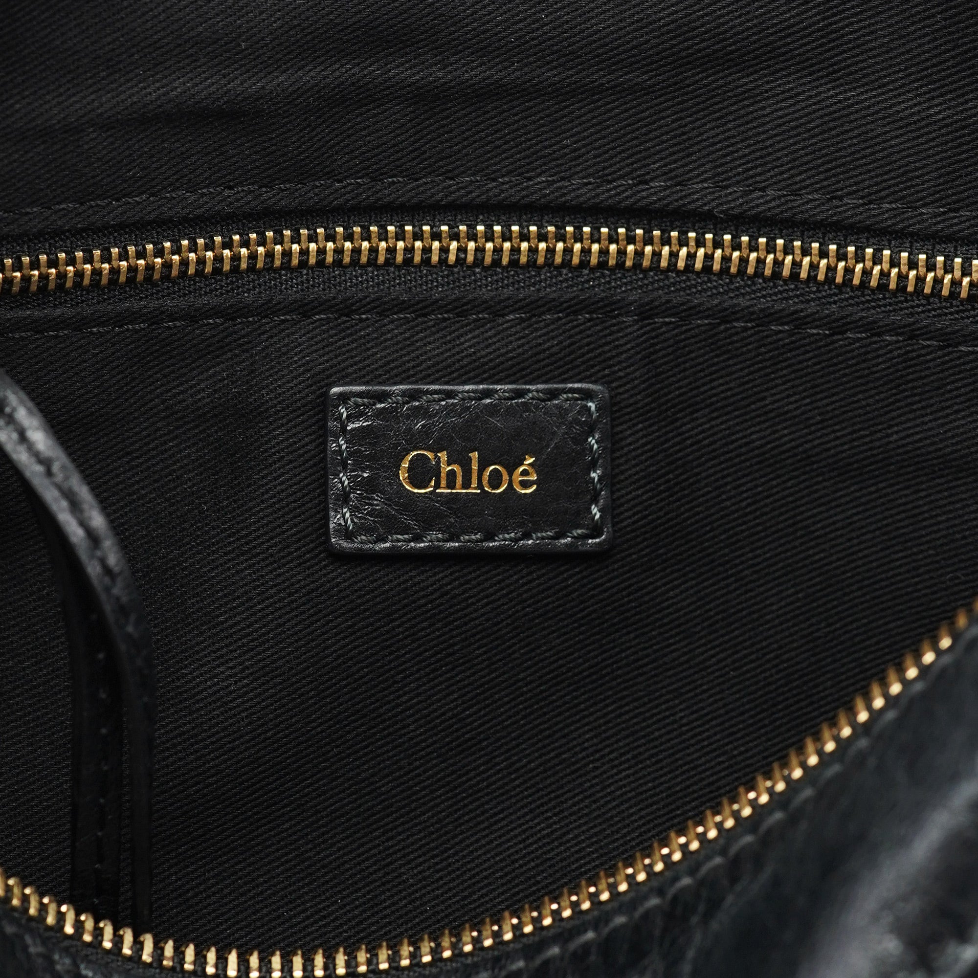 Black Lambskin Bay Crossbody Bag