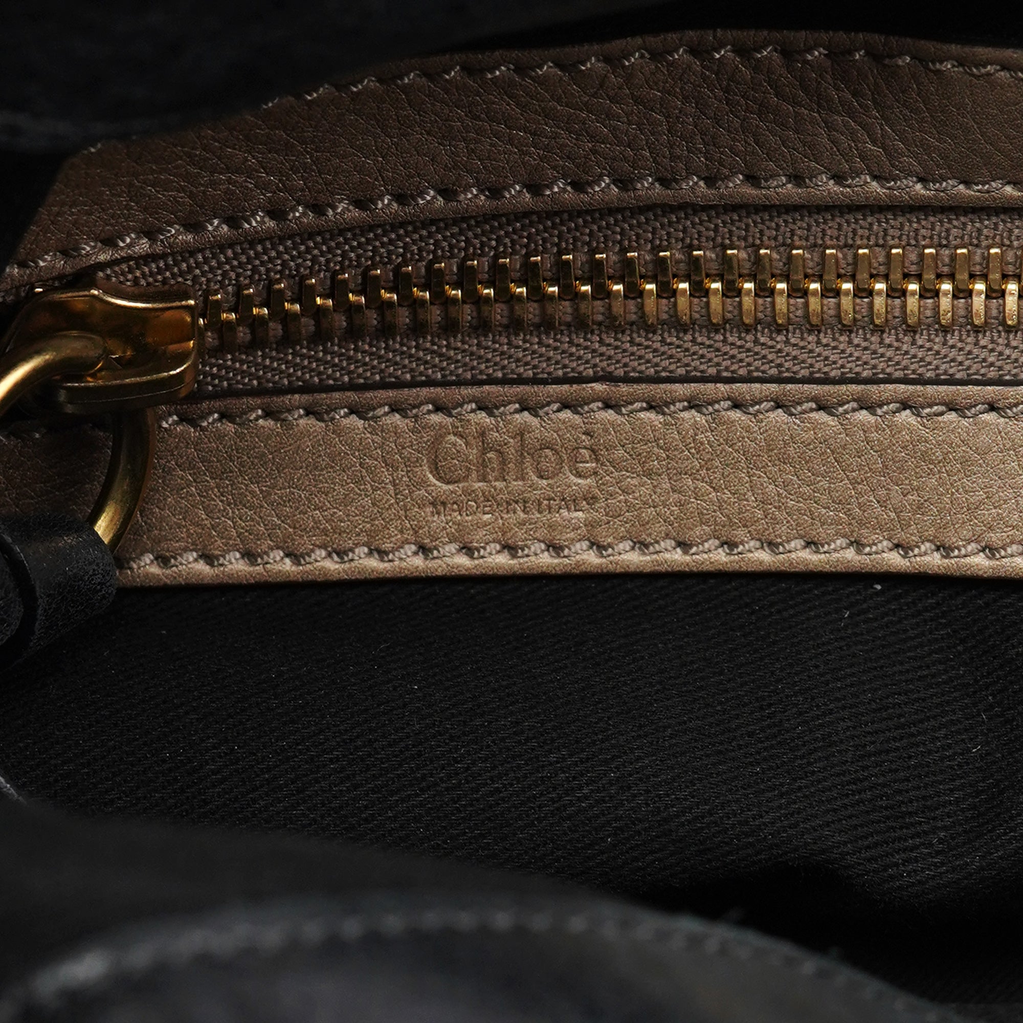 Black Lambskin Bay Shoulder Bag