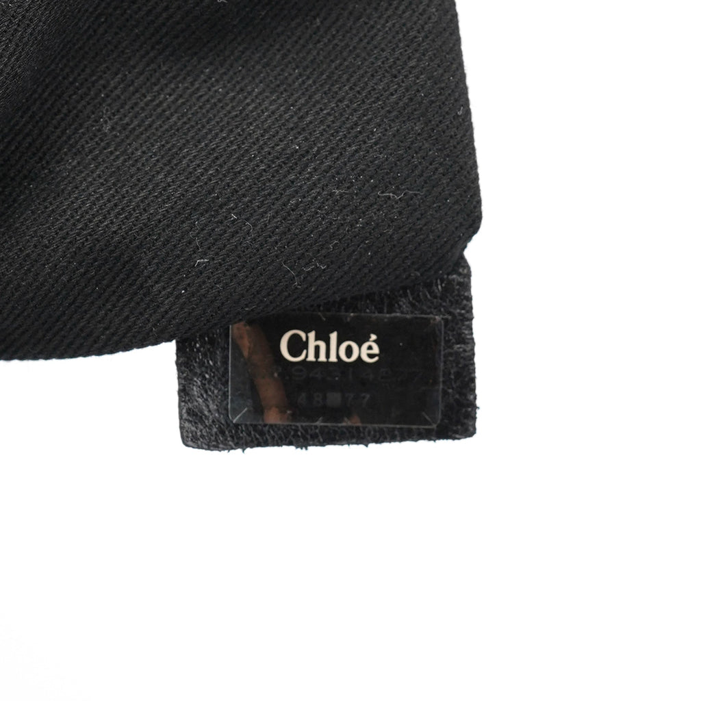 Black Lambskin Bay Shoulder Bag