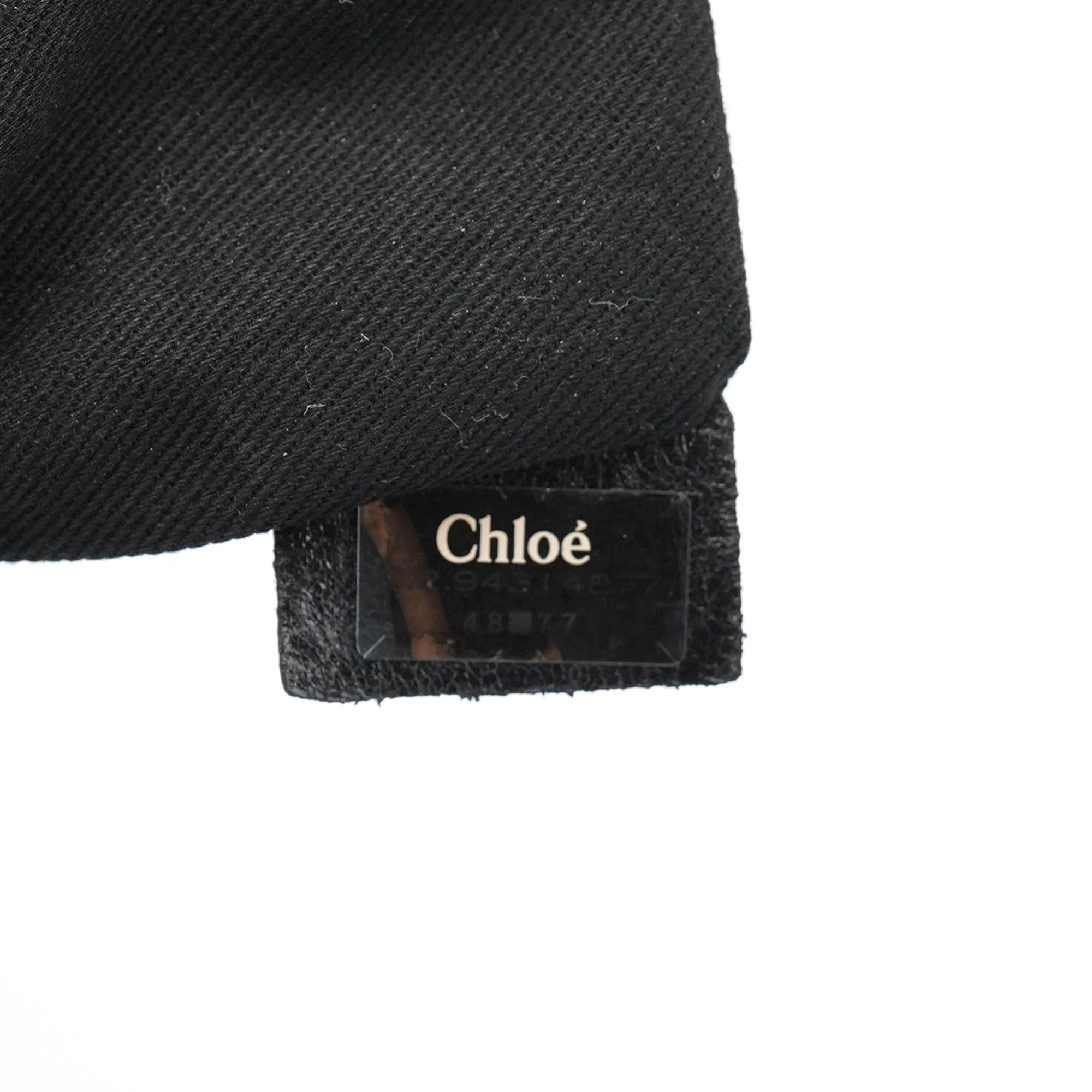 Black Lambskin Bay Shoulder Bag