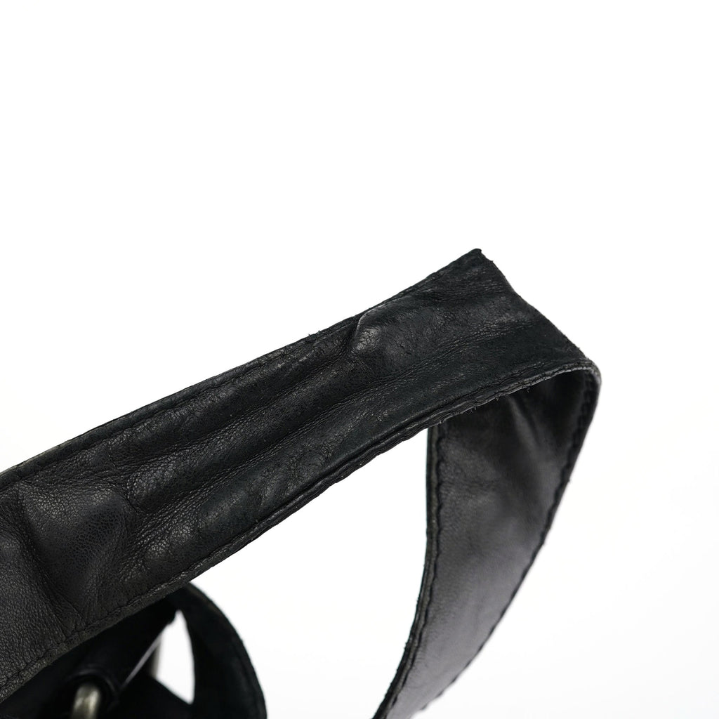 Black Lambskin Betty Tote Bag