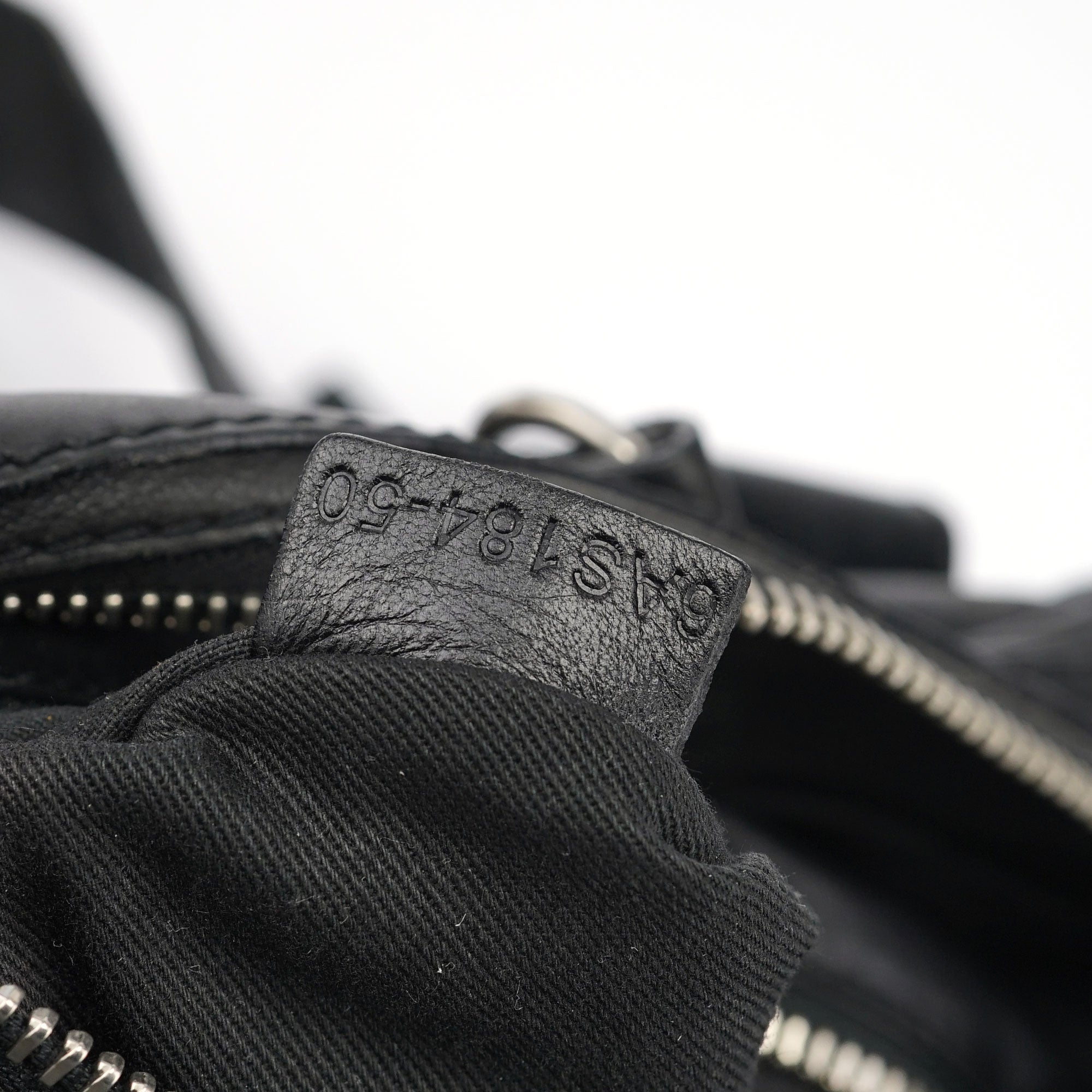 Black Lambskin Betty Tote Bag