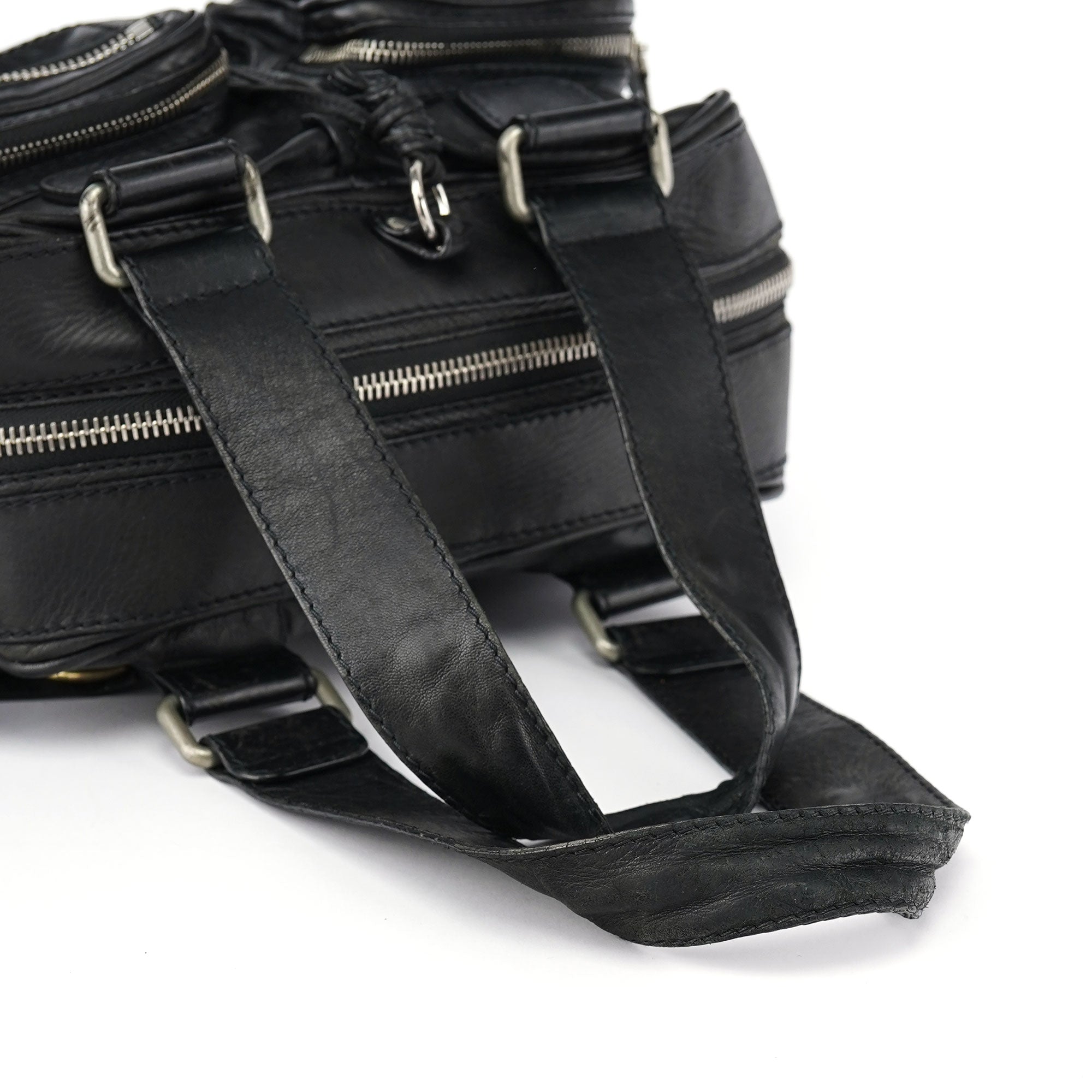 Black Lambskin Betty Tote Bag