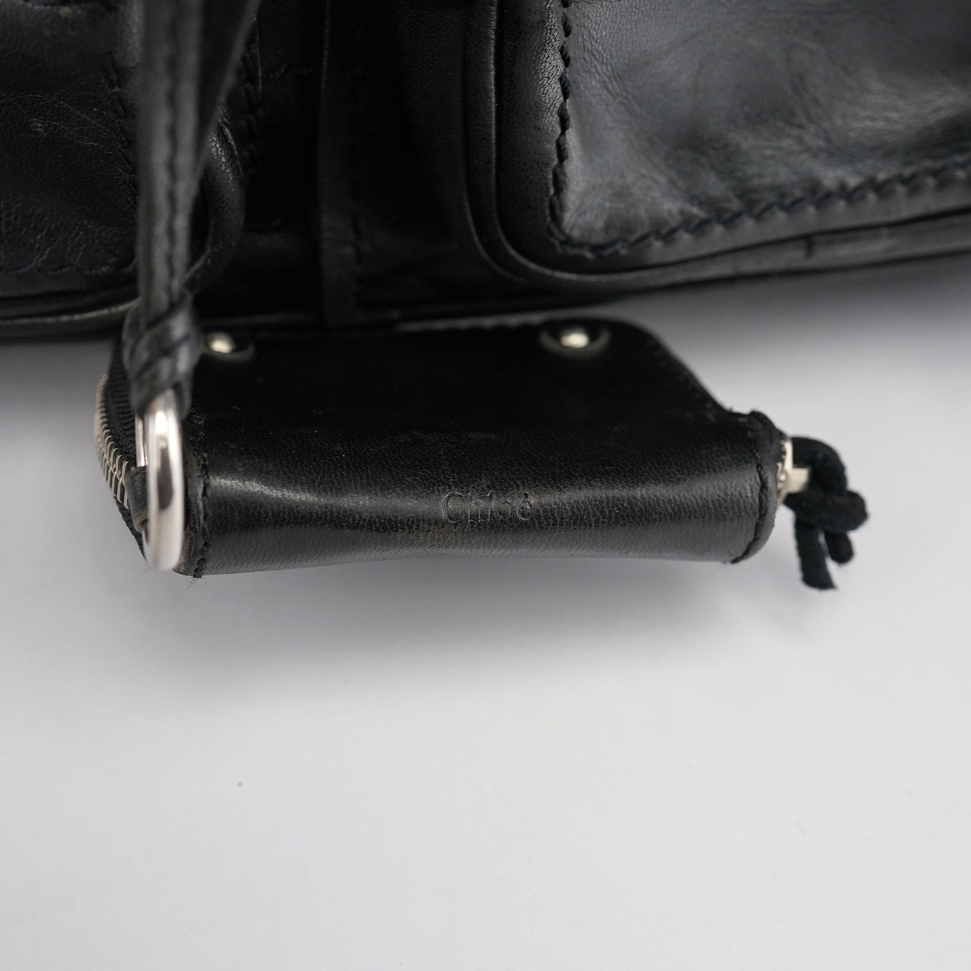 Black Lambskin Betty Tote Bag