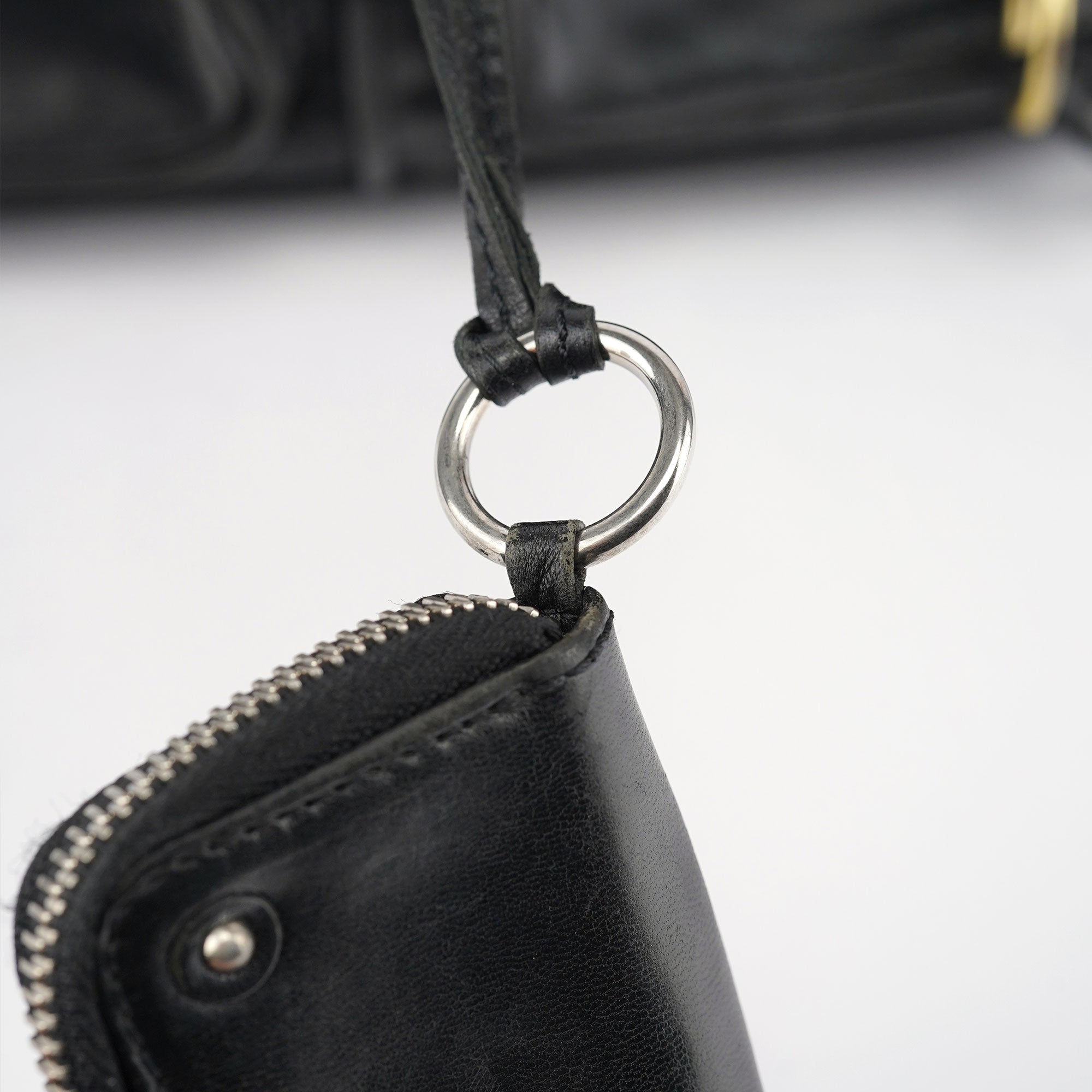 Black Lambskin Betty Tote Bag