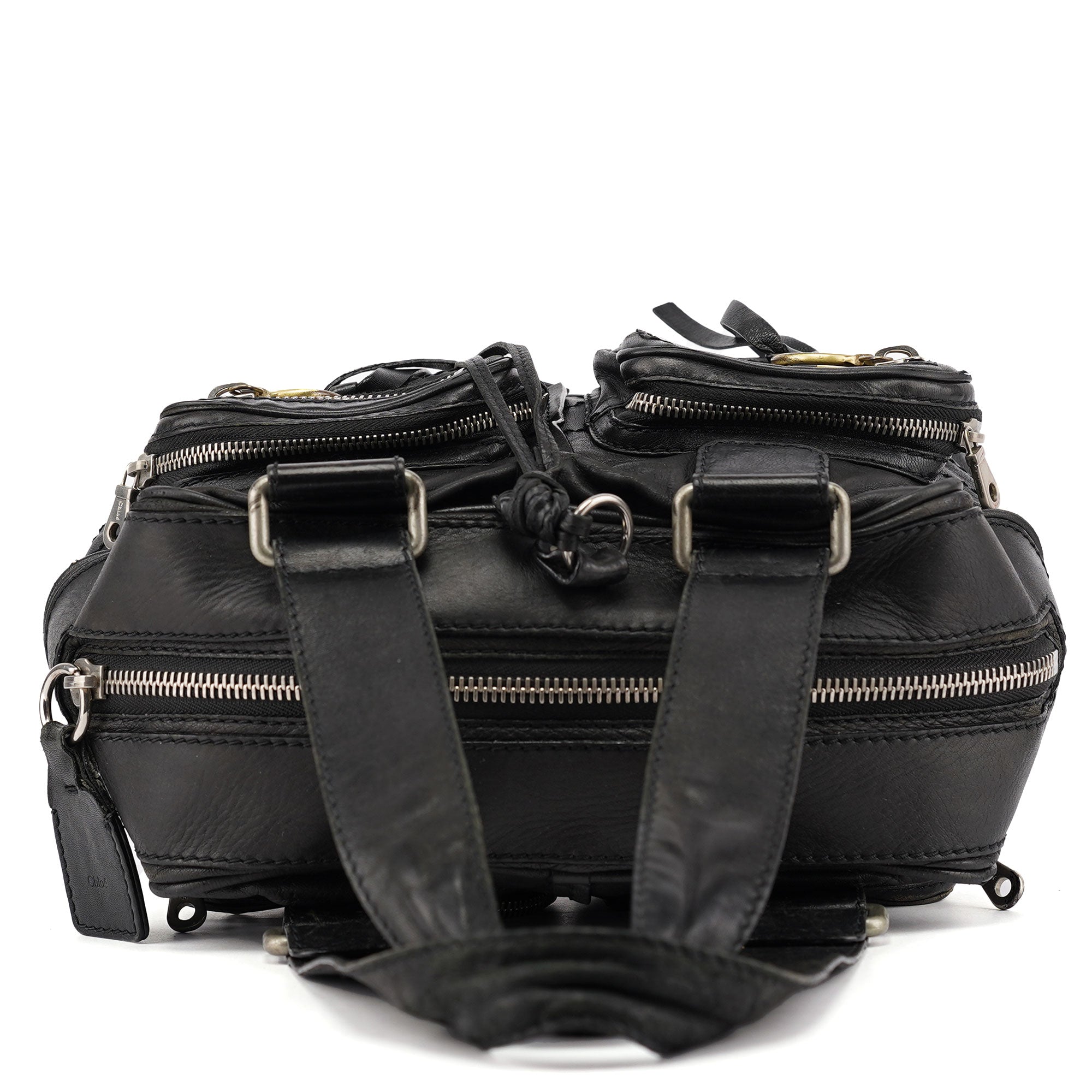 Black Lambskin Betty Tote Bag
