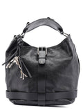 Black Lambskin Kerala Shoulder Bag