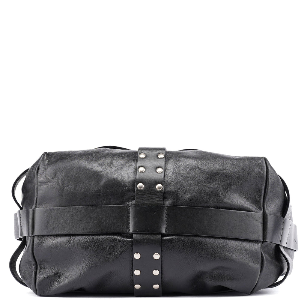 Black Lambskin Kerala Shoulder Bag