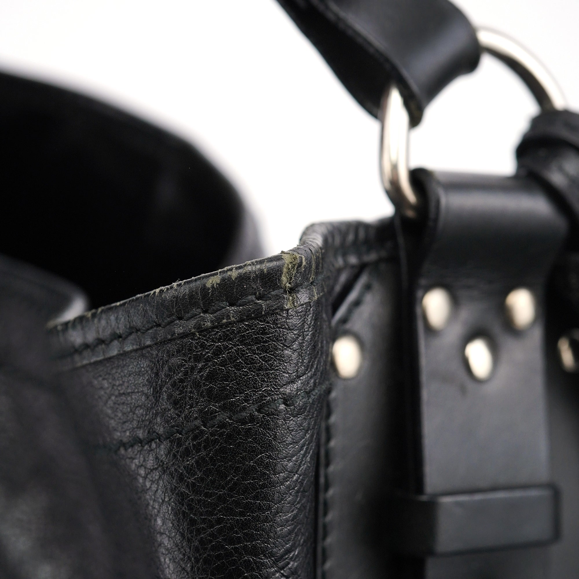 Black Lambskin Kerala Shoulder Bag
