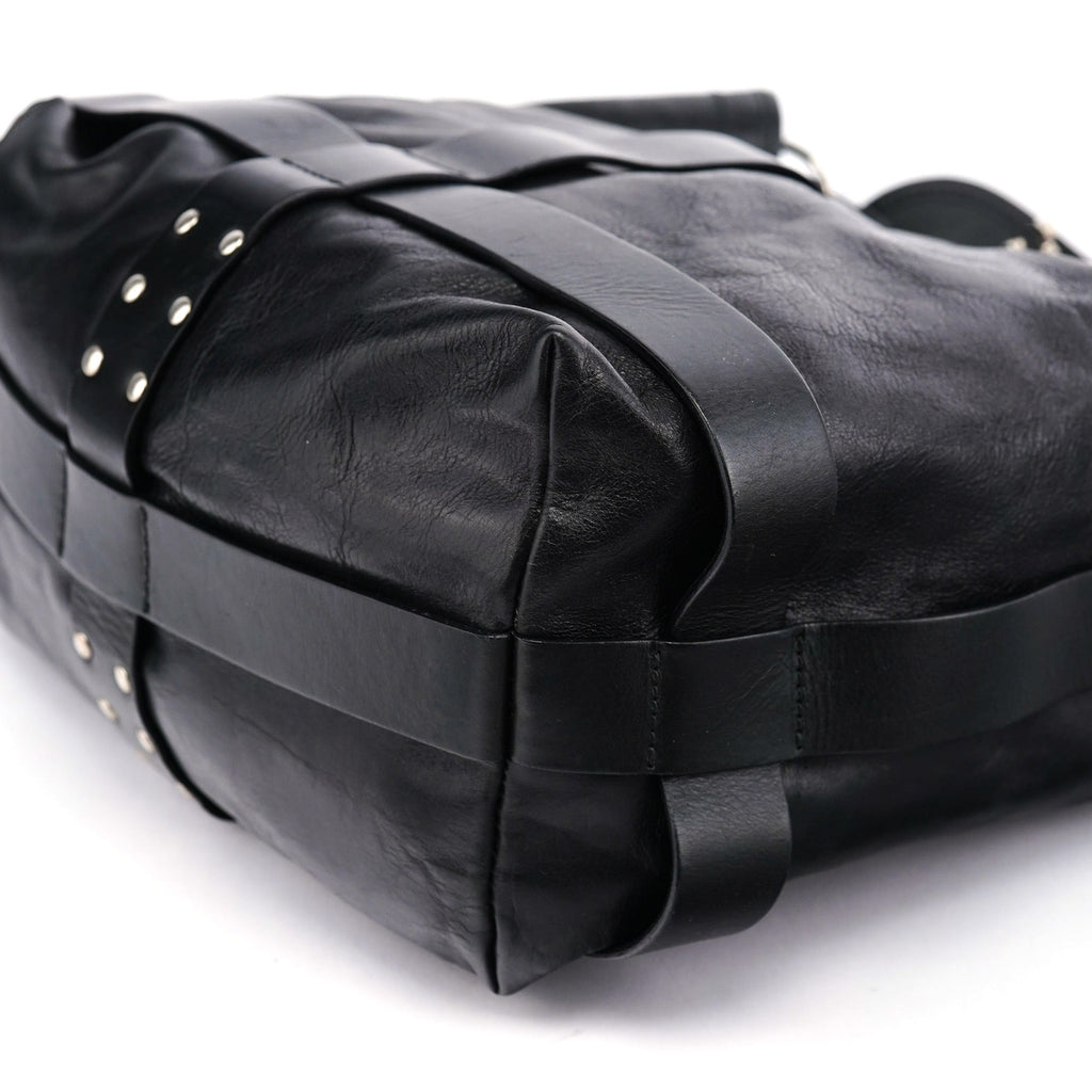 Black Lambskin Kerala Shoulder Bag