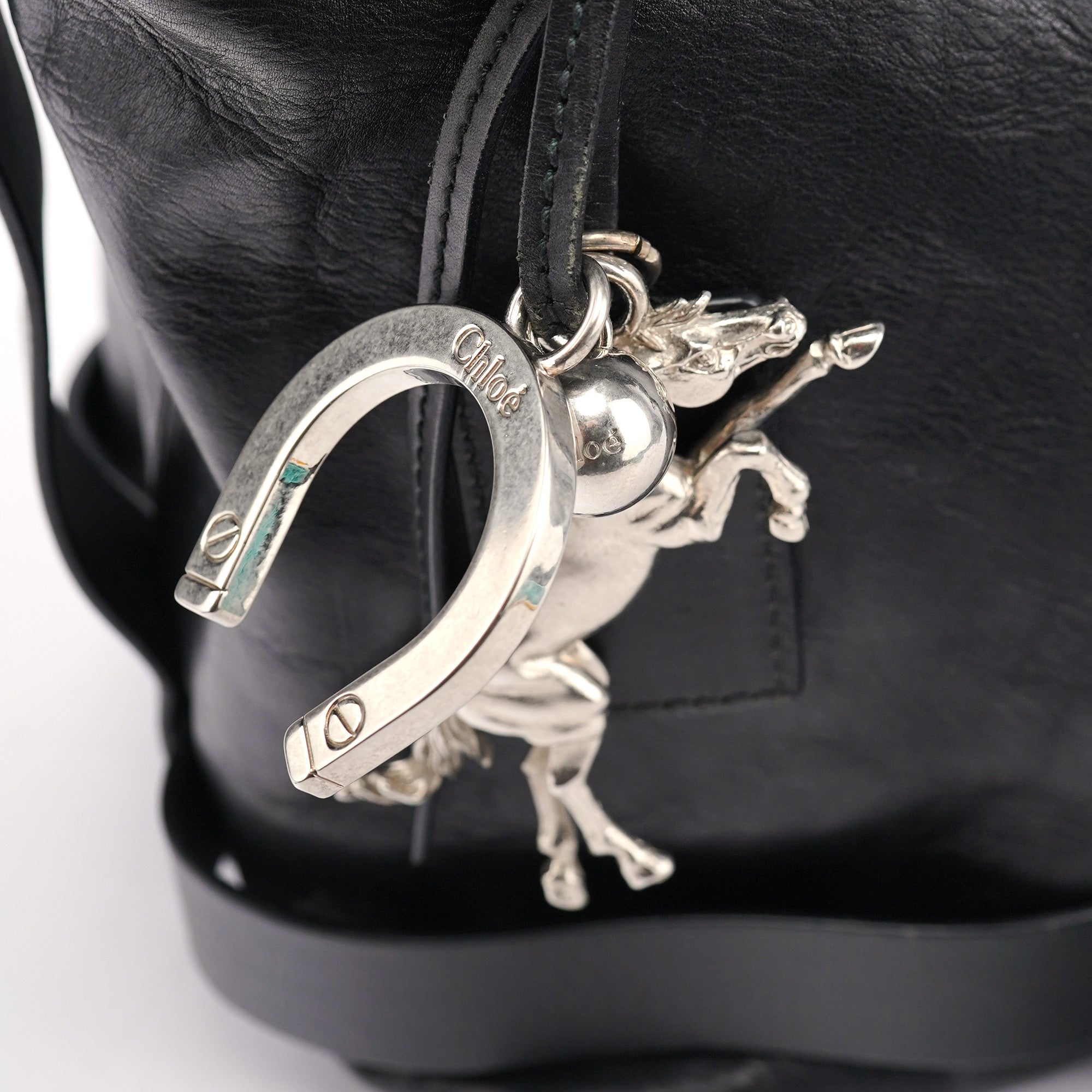 Black Lambskin Kerala Shoulder Bag