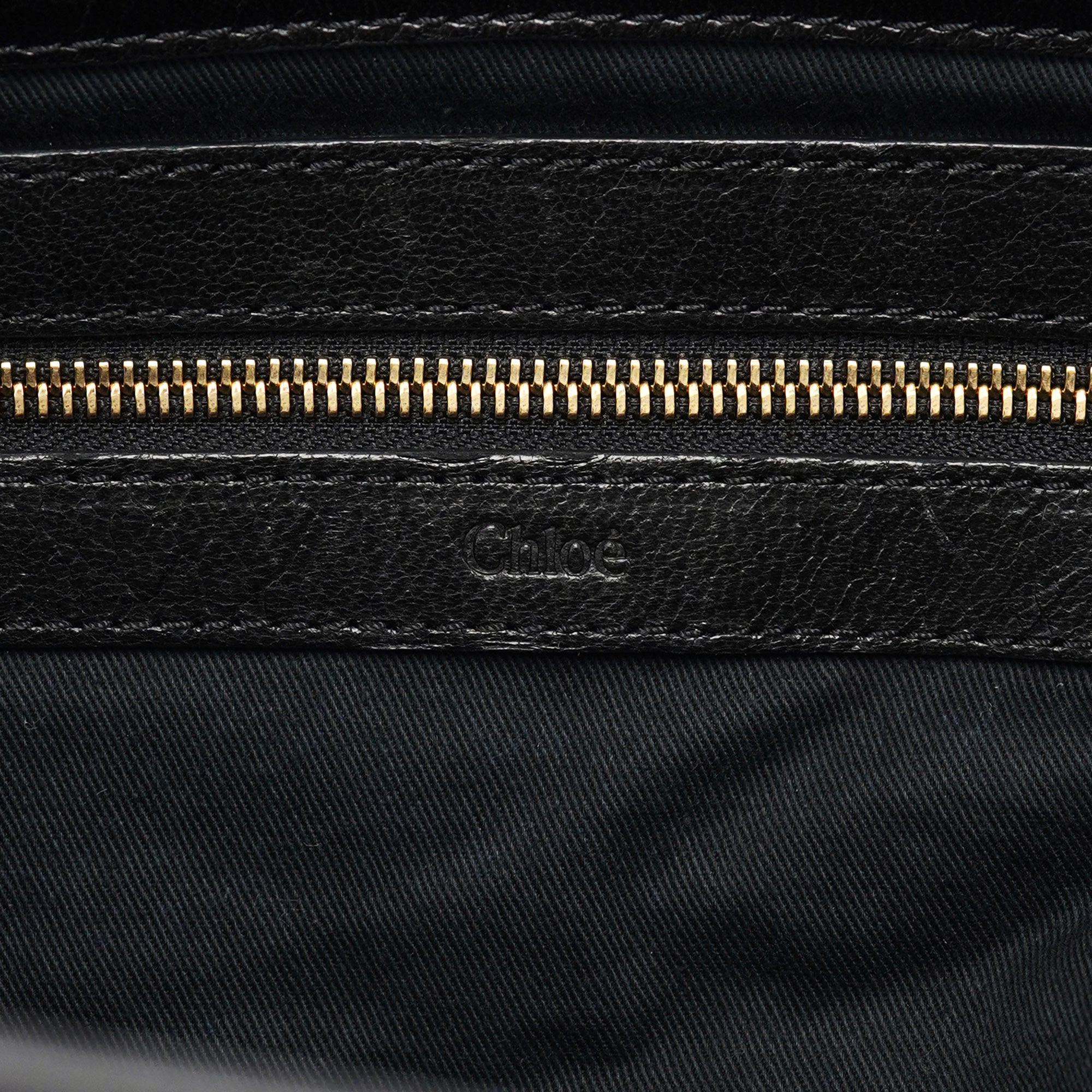 Black Lambskin Leather Tote Bag