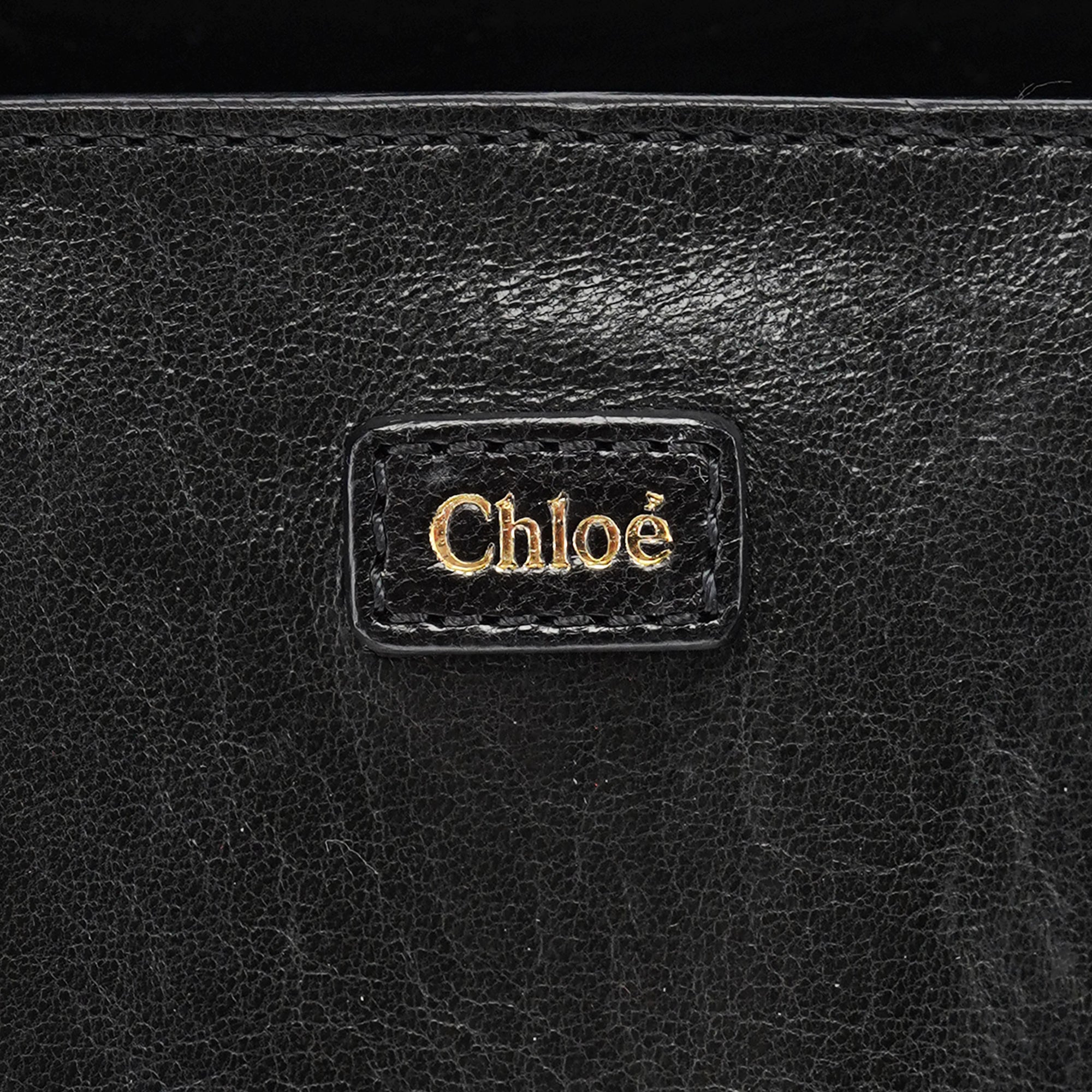 Black Lambskin Leather Tote Bag