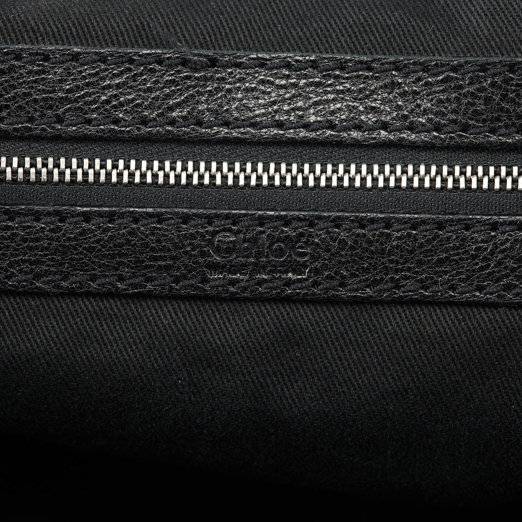 Black Lambskin Tote Bag