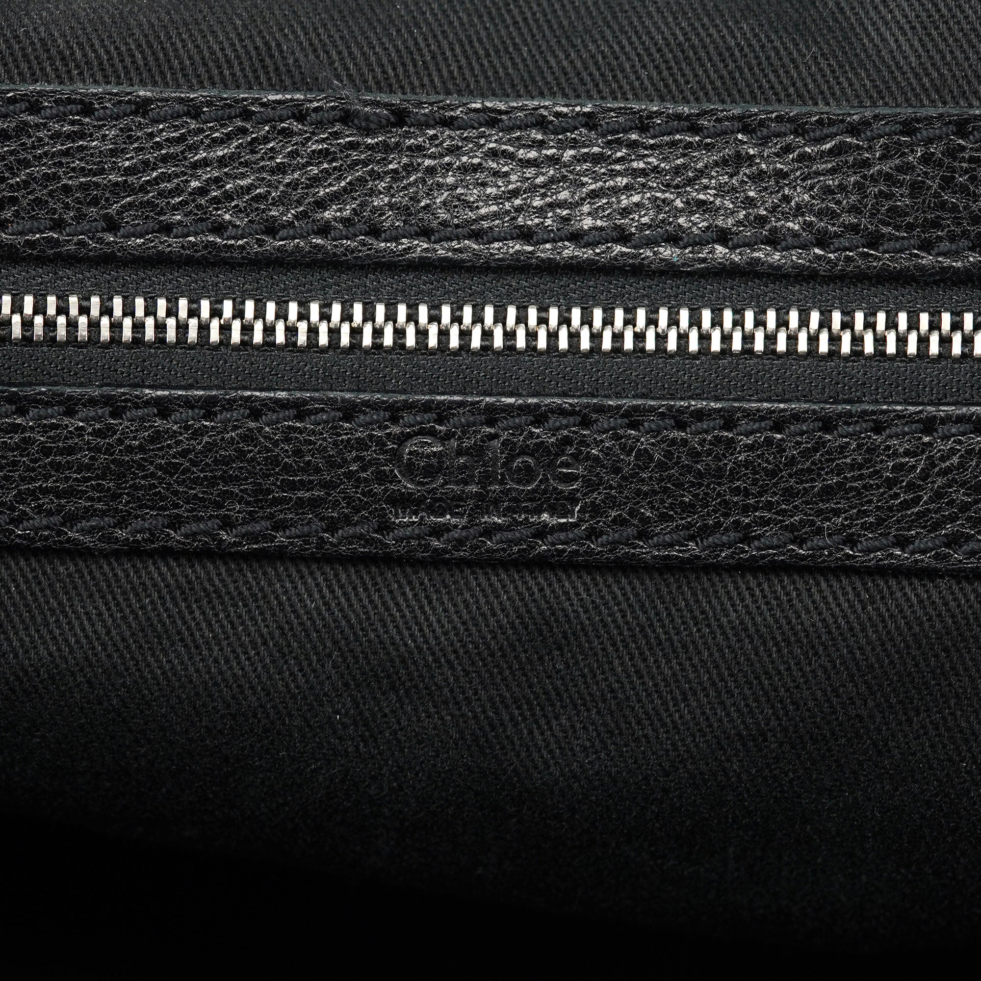 Black Lambskin Tote Bag