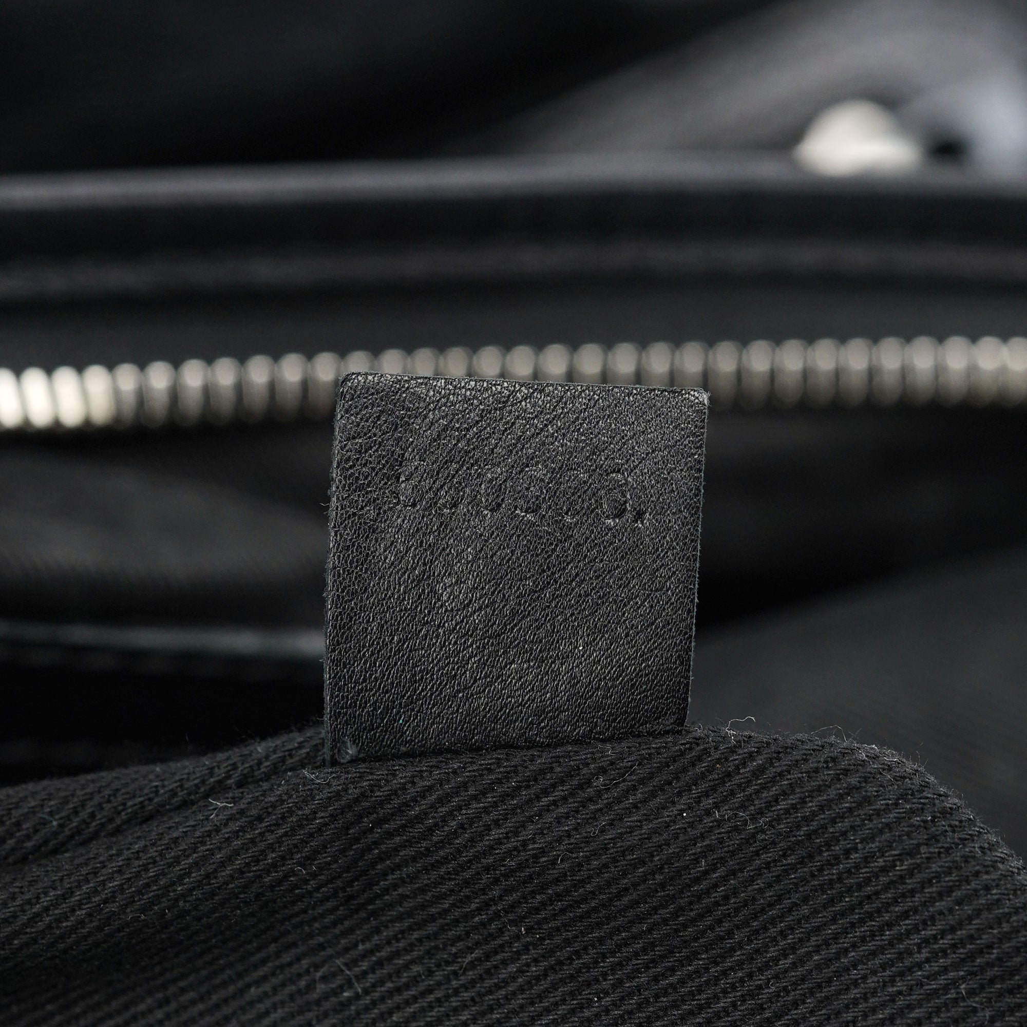 Black Lambskin Tote Bag