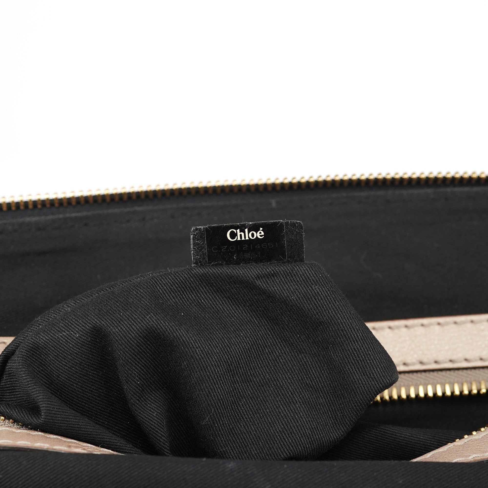 Black Leather Bay Tote Bag