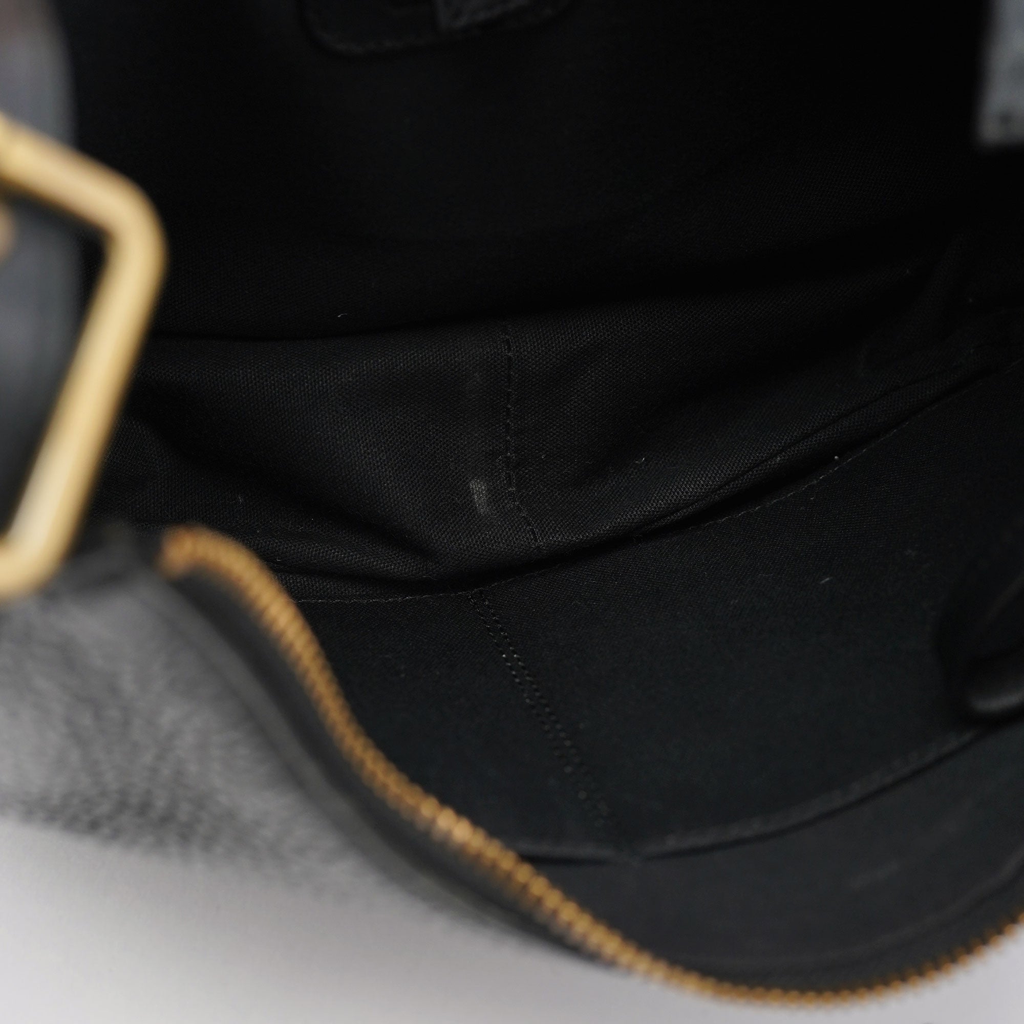Black Leather C Shoulder Bag