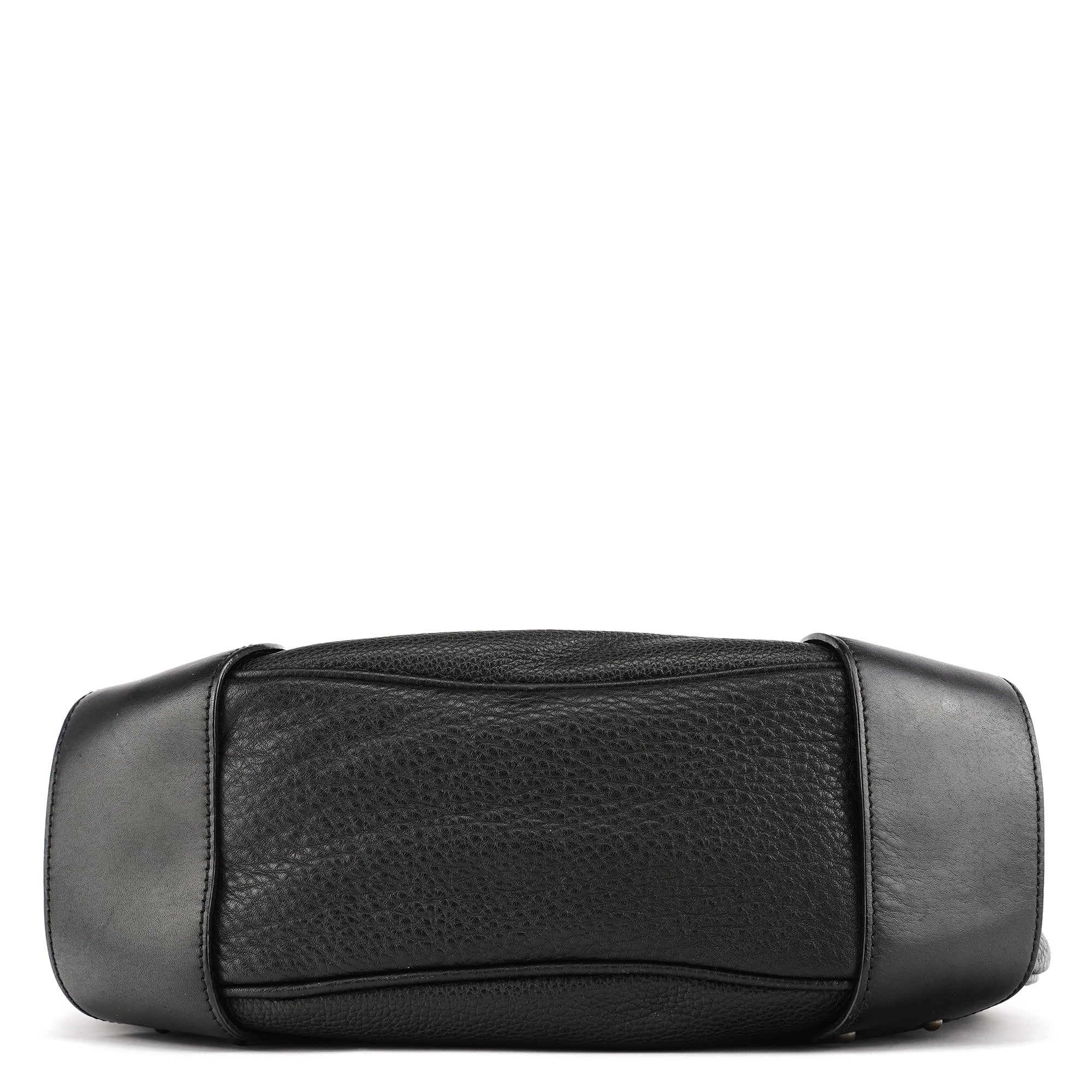 Black Leather C Shoulder Bag