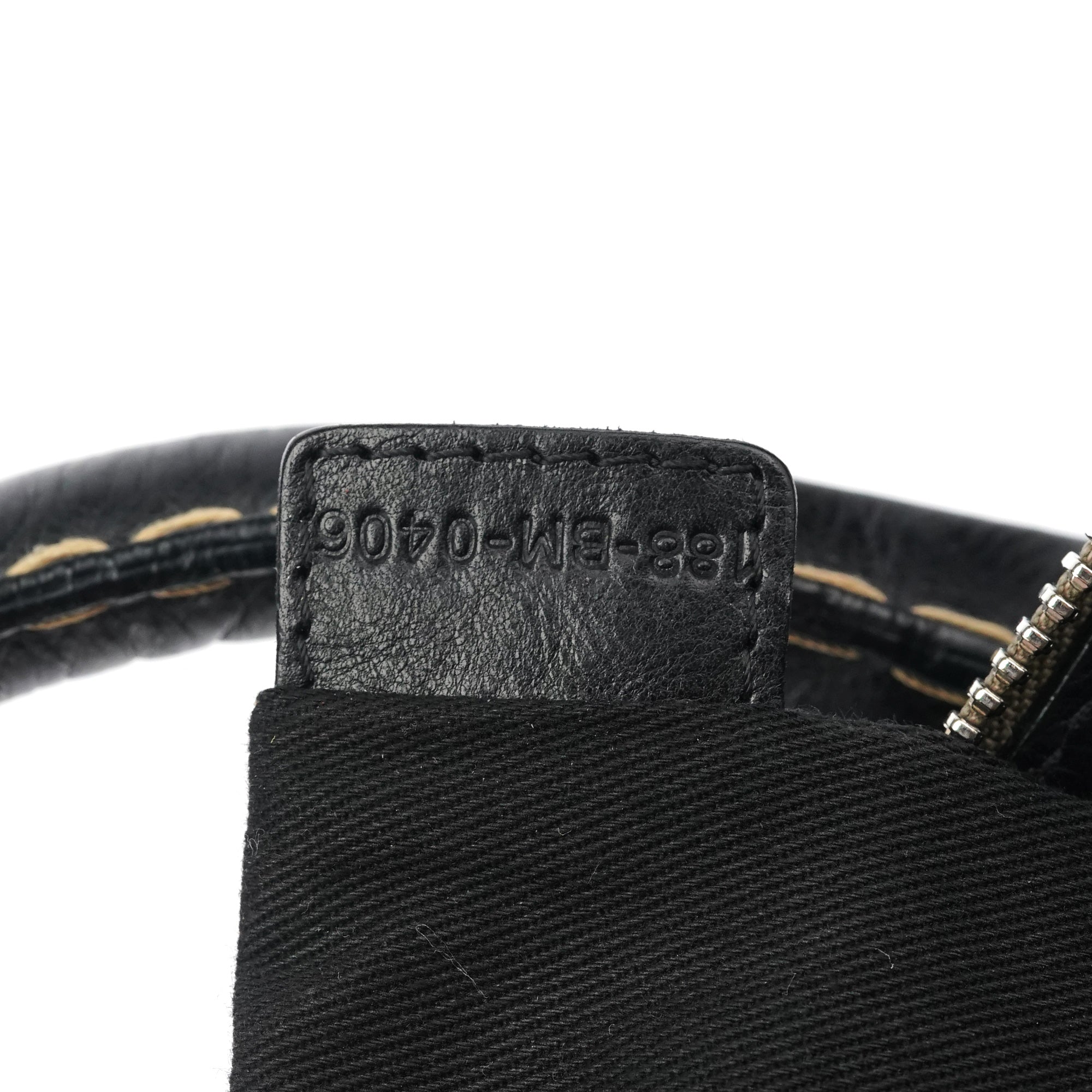 Black Leather Edith Tote Bag
