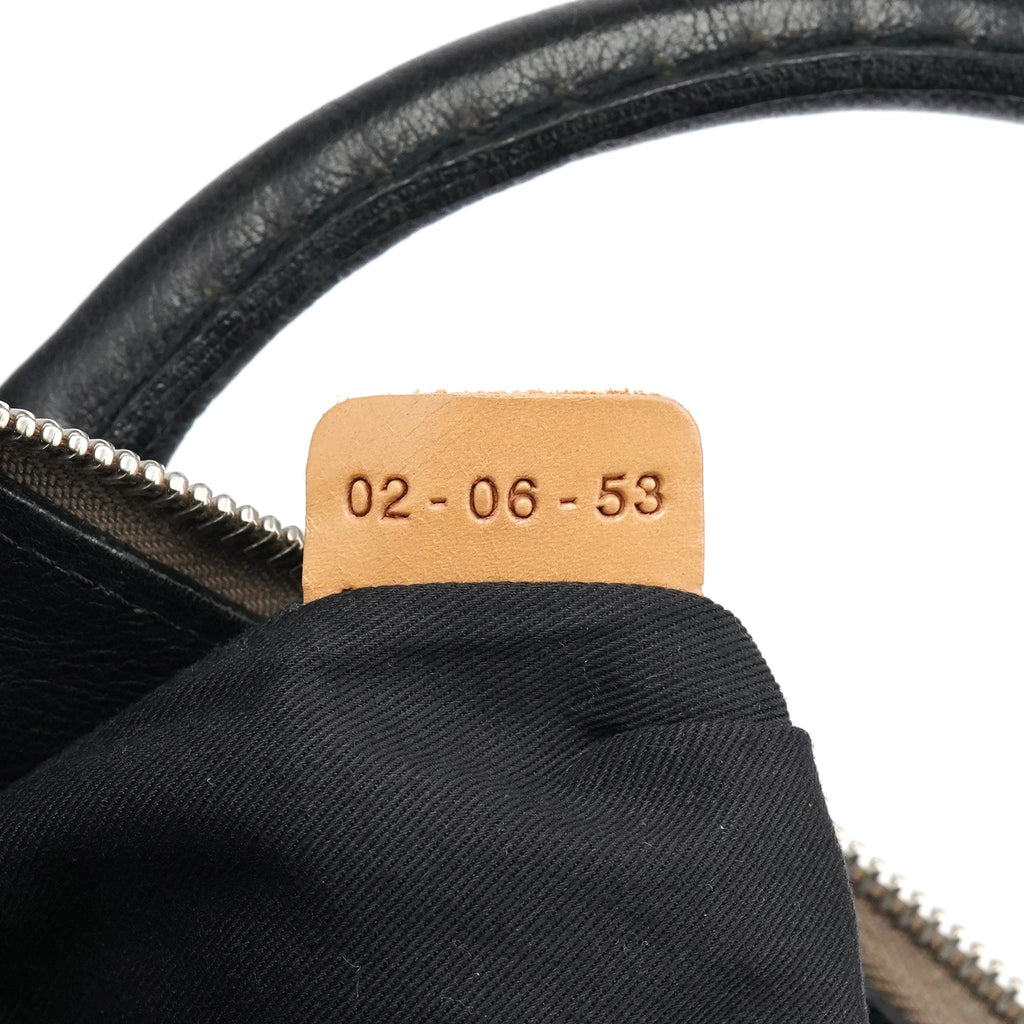 Black Leather Edith Tote Bag