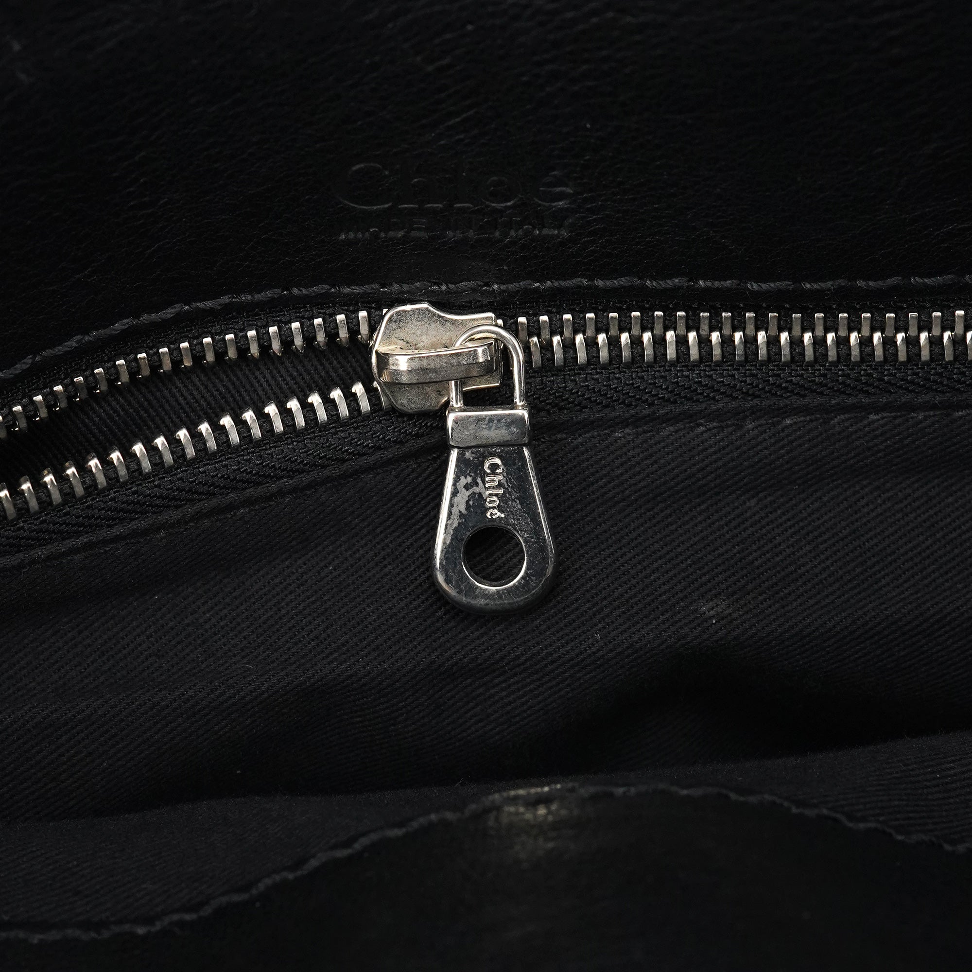 Black Leather Edith Tote Bag