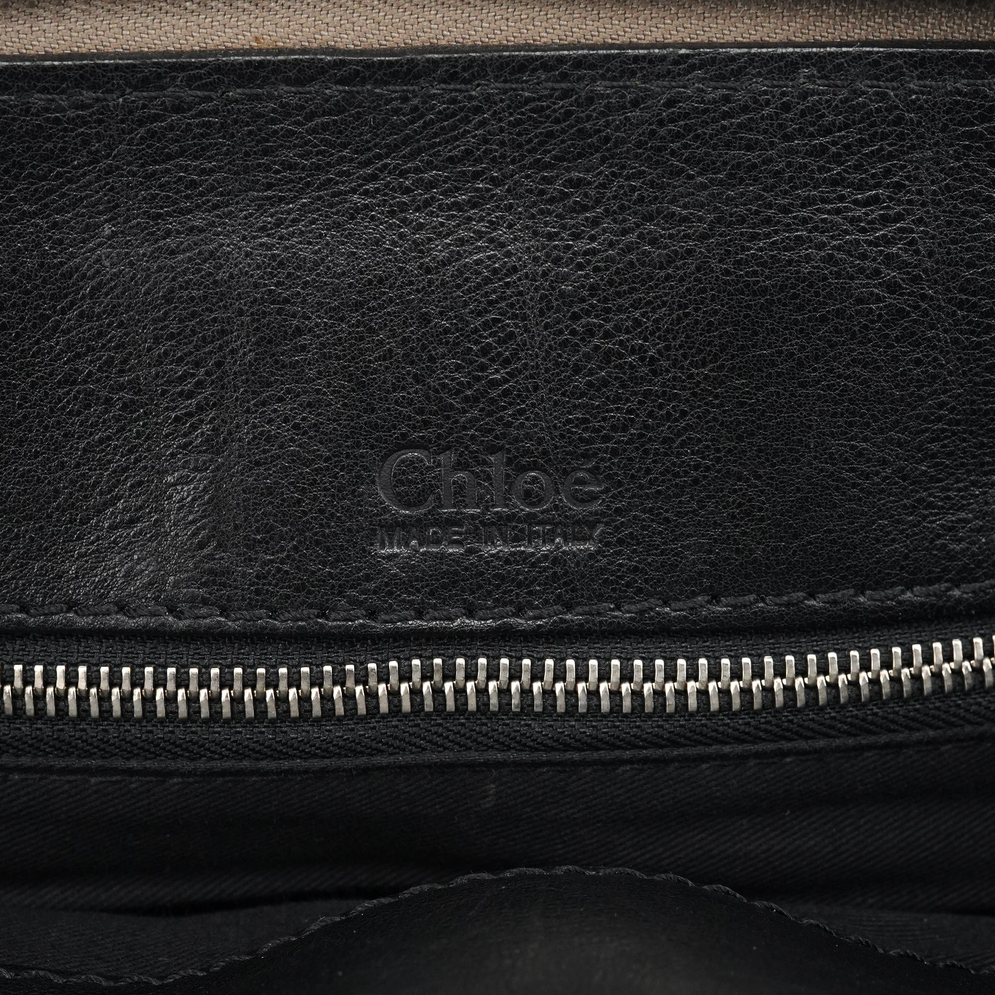 Black Leather Edith Tote Bag