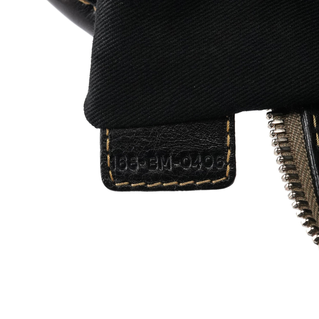 Black Leather Edith Tote Bag