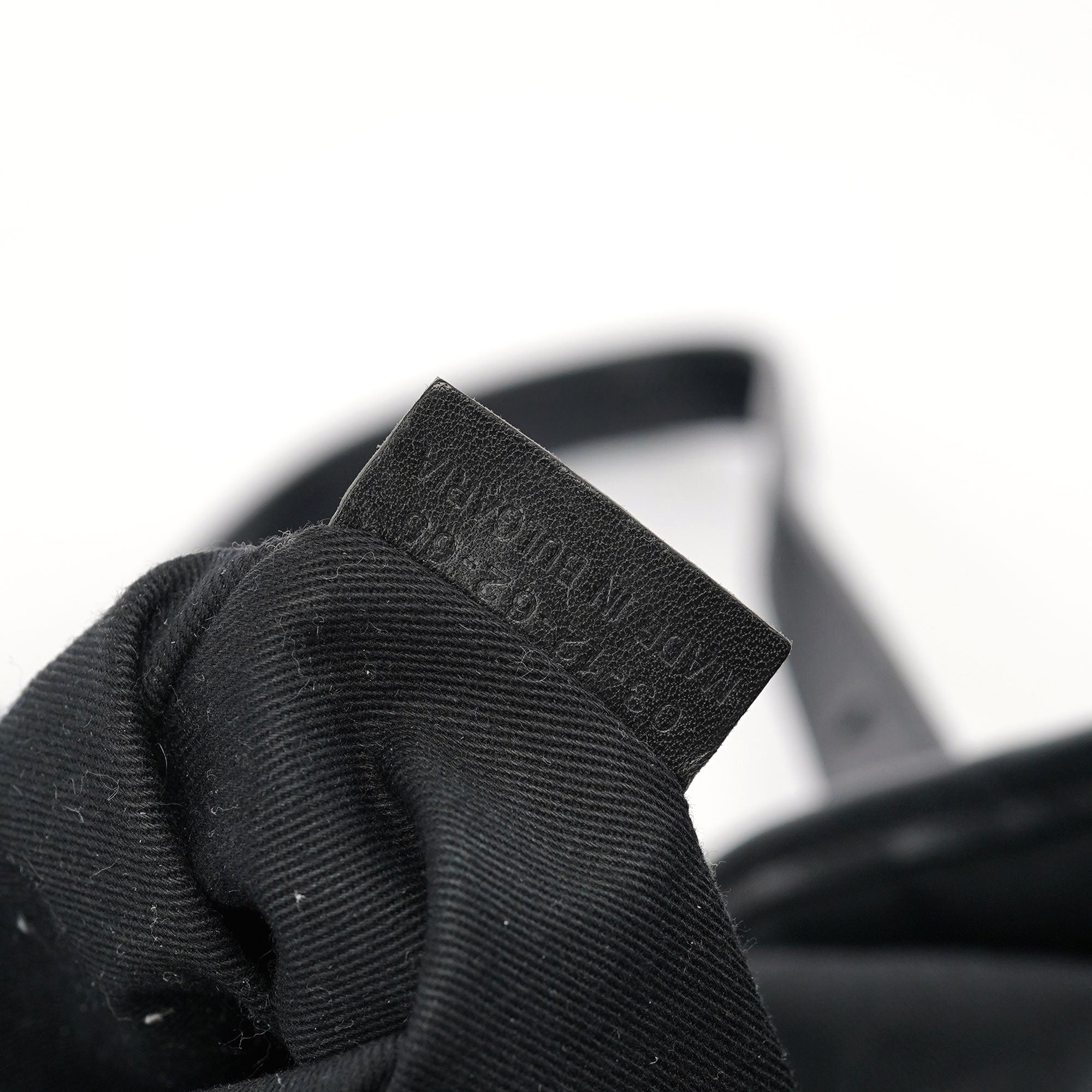 Black Leather Ellen Zippered Tote Bag