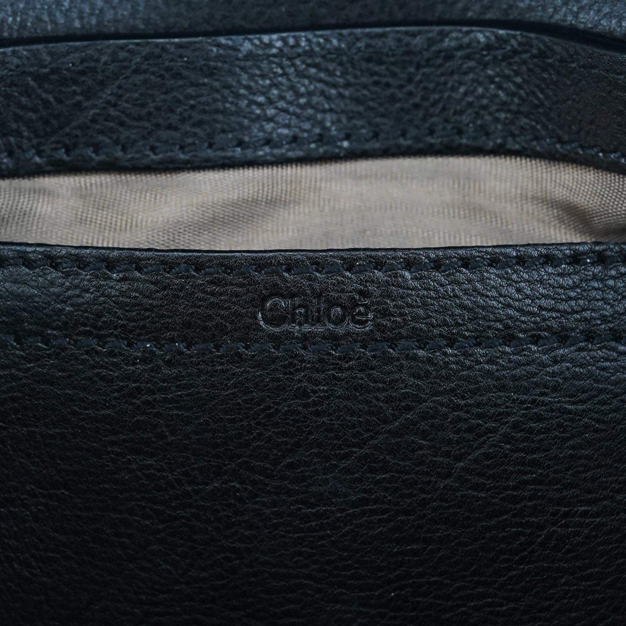 Black Leather Elsie Mini Shoulder Bag